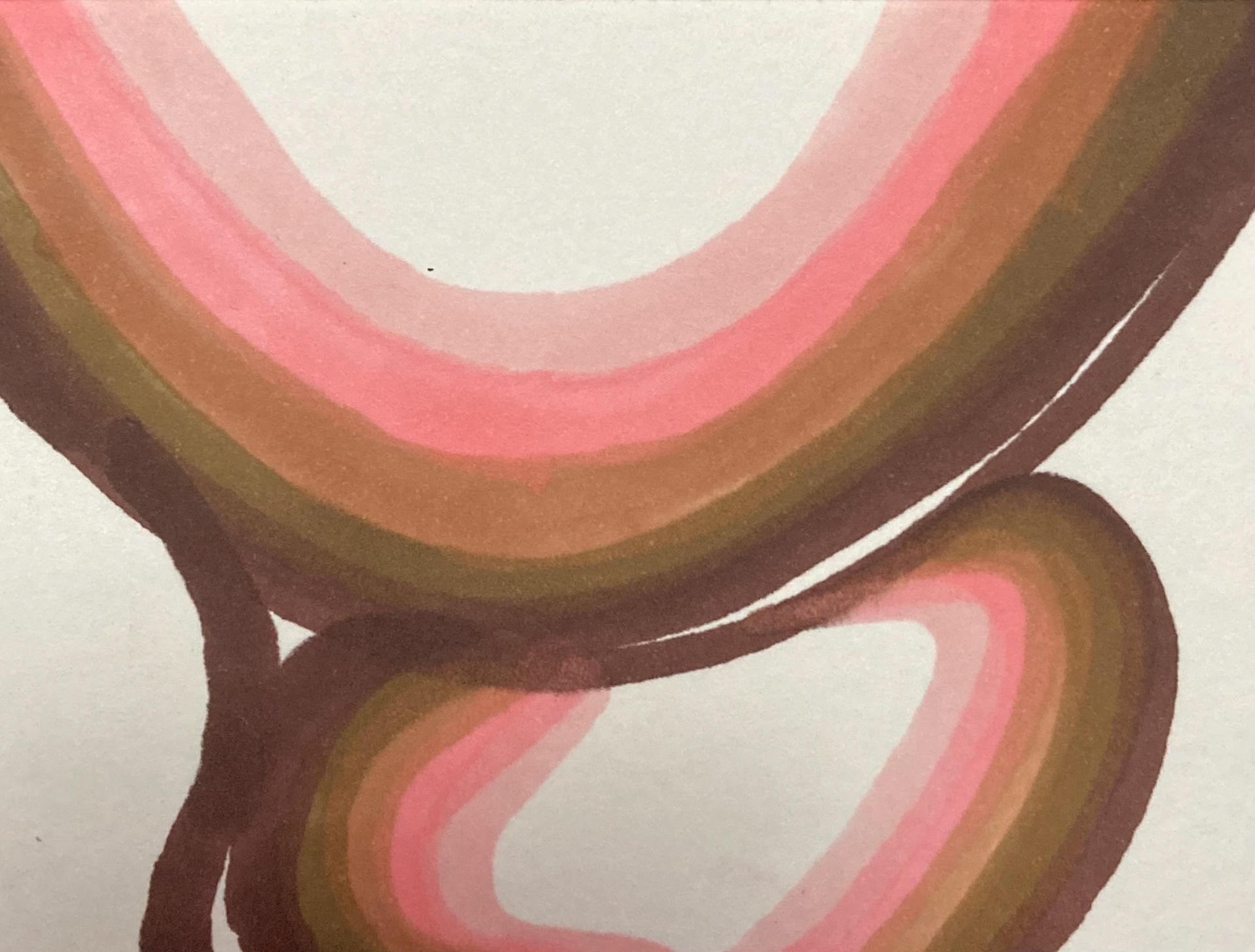One of several abstract art pieces I produced using prismacolor markers.