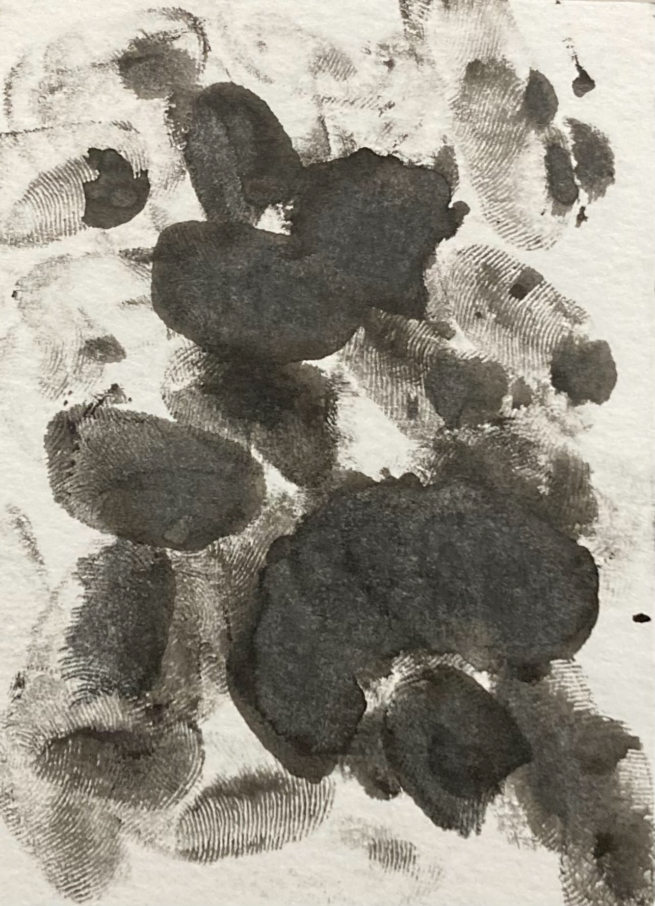 One of several abstract art pieces I produced using india ink.