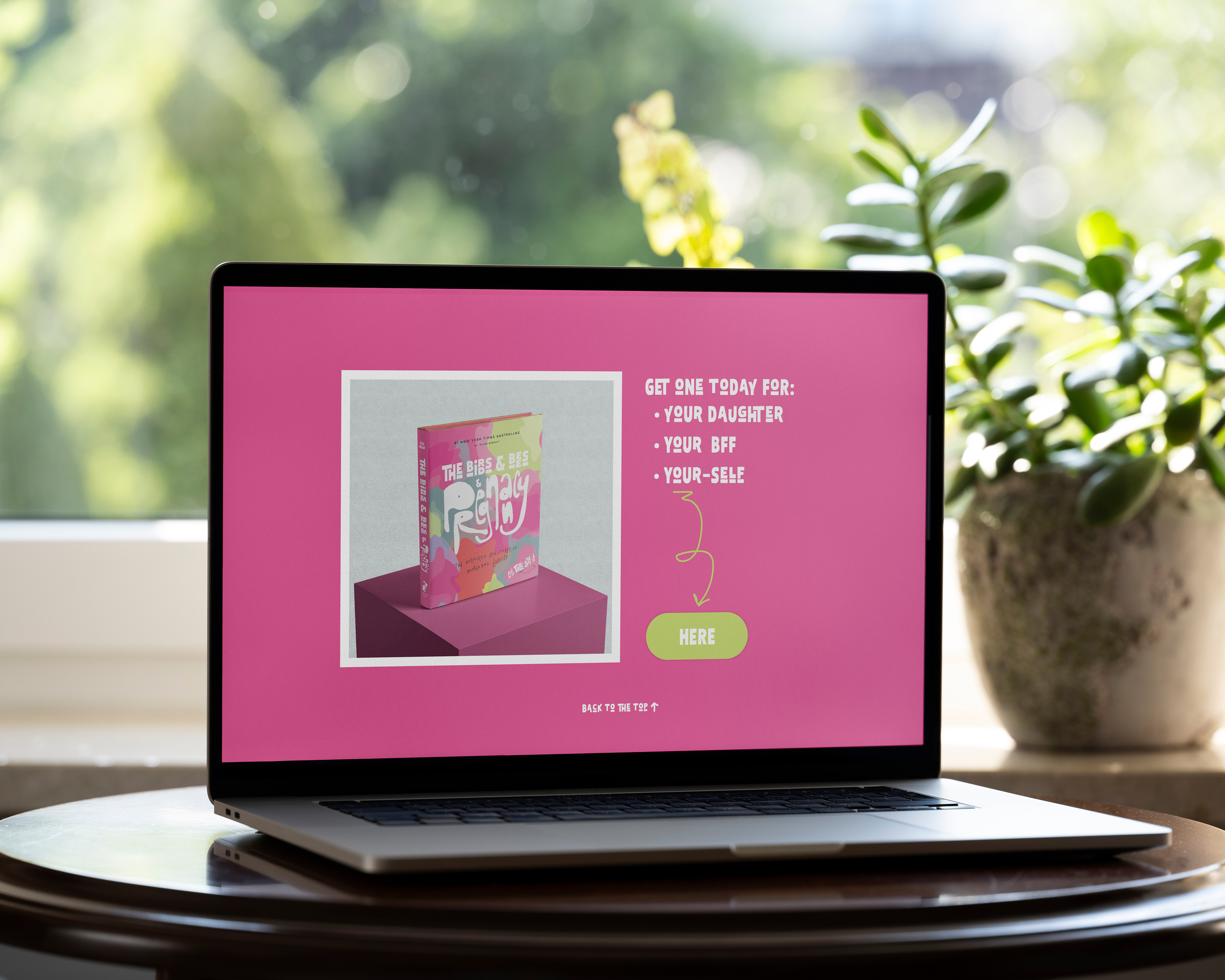 Promotional Website Mockup