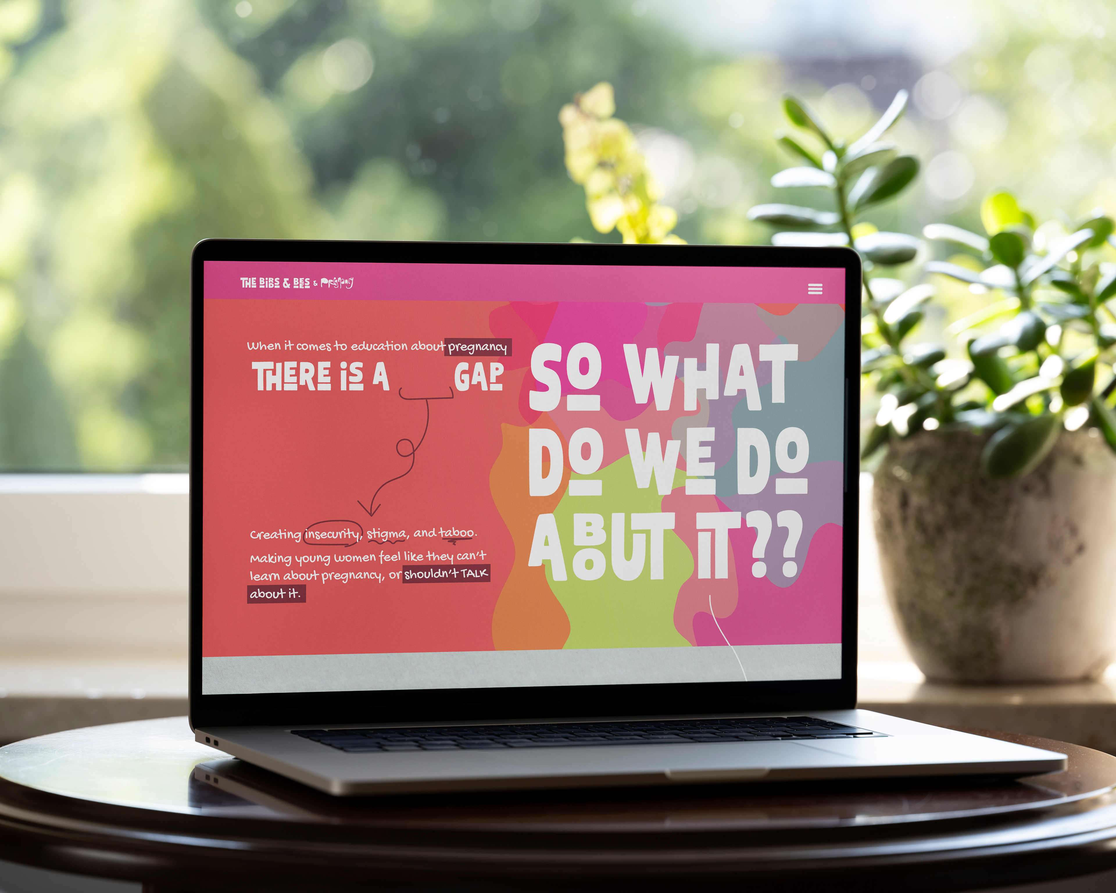 Promotional Website Mockup