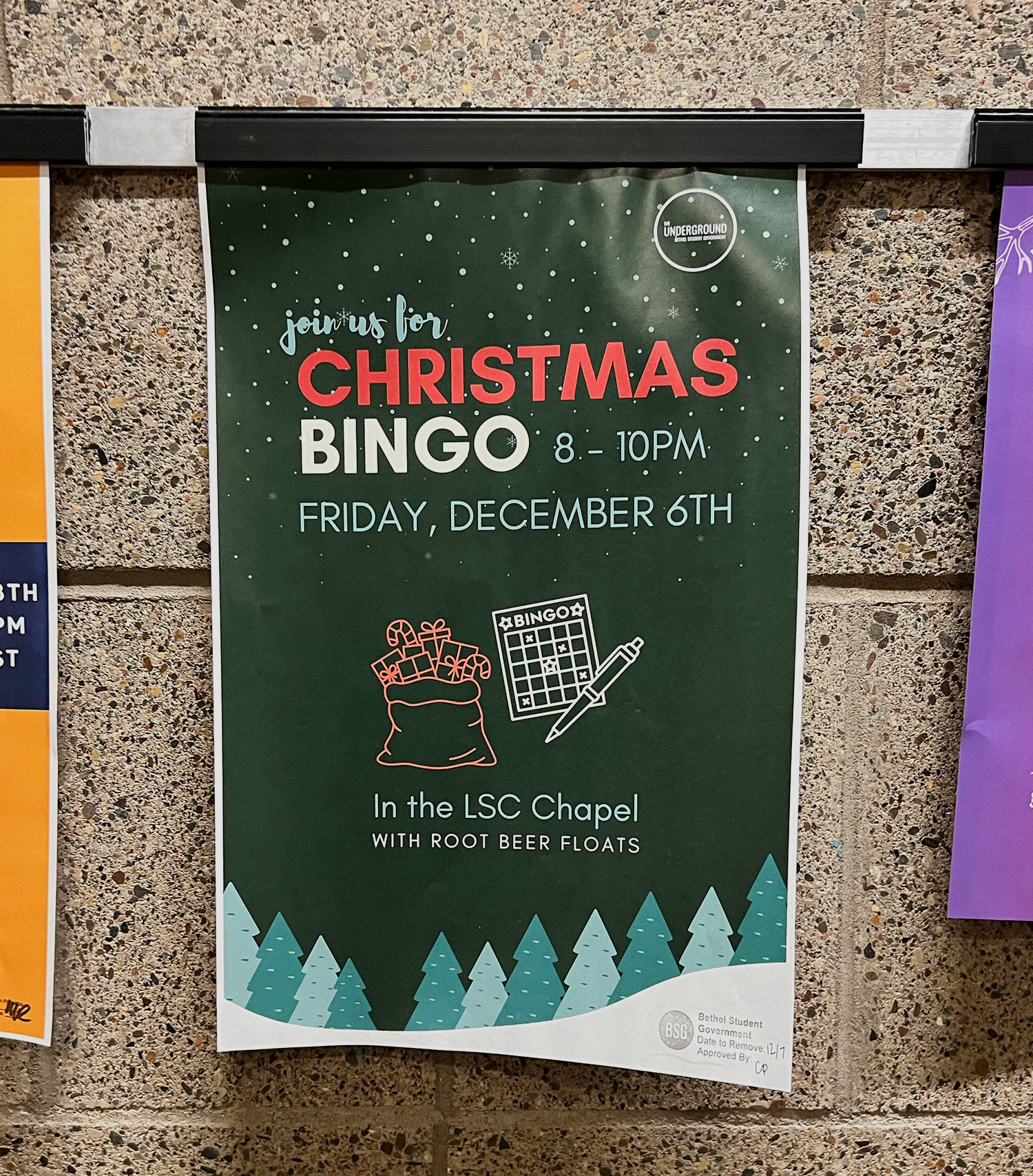 Poster Hanging Up