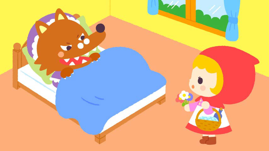イラストレーターさとうゆか 子供向けのかわいいイラスト Sugar Plum 動く絵本 赤ずきん イラストレーターさとうゆか 子供向けのかわいいイラスト Sugar Plum 動く絵本 赤ずきん
