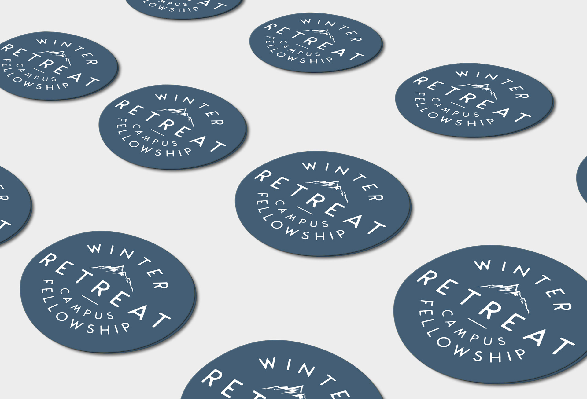 Winter Retreat stickers
