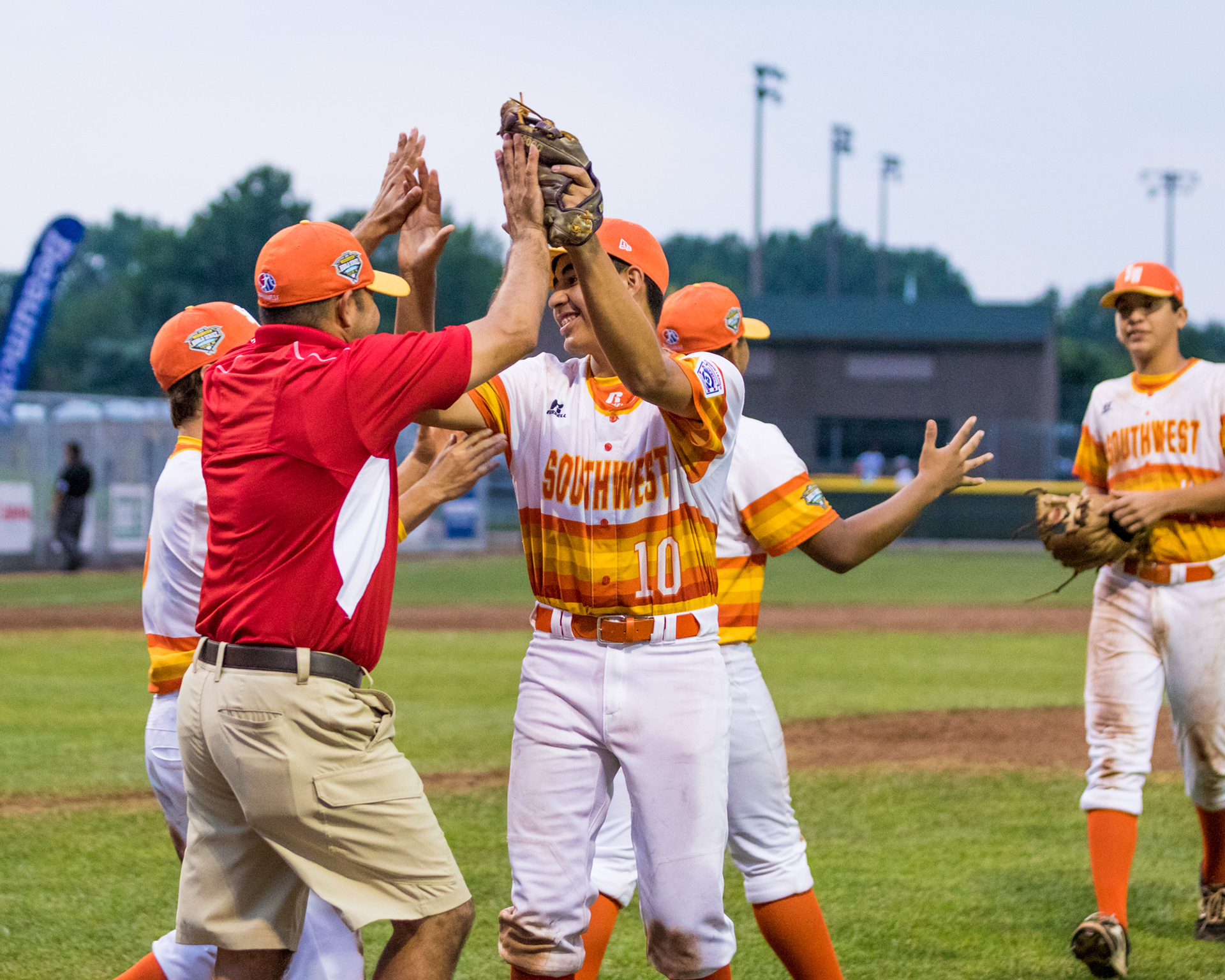 The Lufkin Junior League All-Stars are the best in the US following their victory over California in the Junior League World Series US Championship game Saturday night, August 18, 2018, at Heritage Park in Taylor, Michigan. 