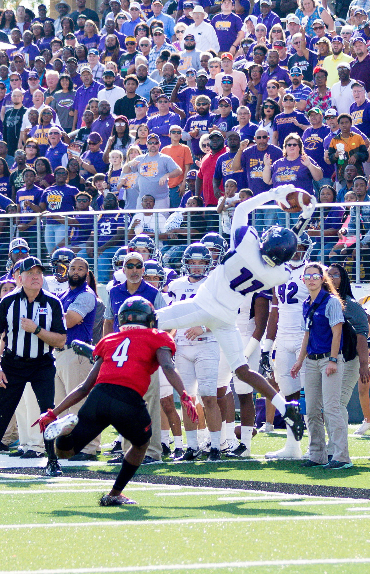 The Lufkin Panthers advance to the fourth round of the playoffs after their 14-11 win over Spring Westfield in the regional round of the Class 6A, Division II playoffs Saturday afternoon, December 2, 2017, at Texan Drive Stadium in New Caney.