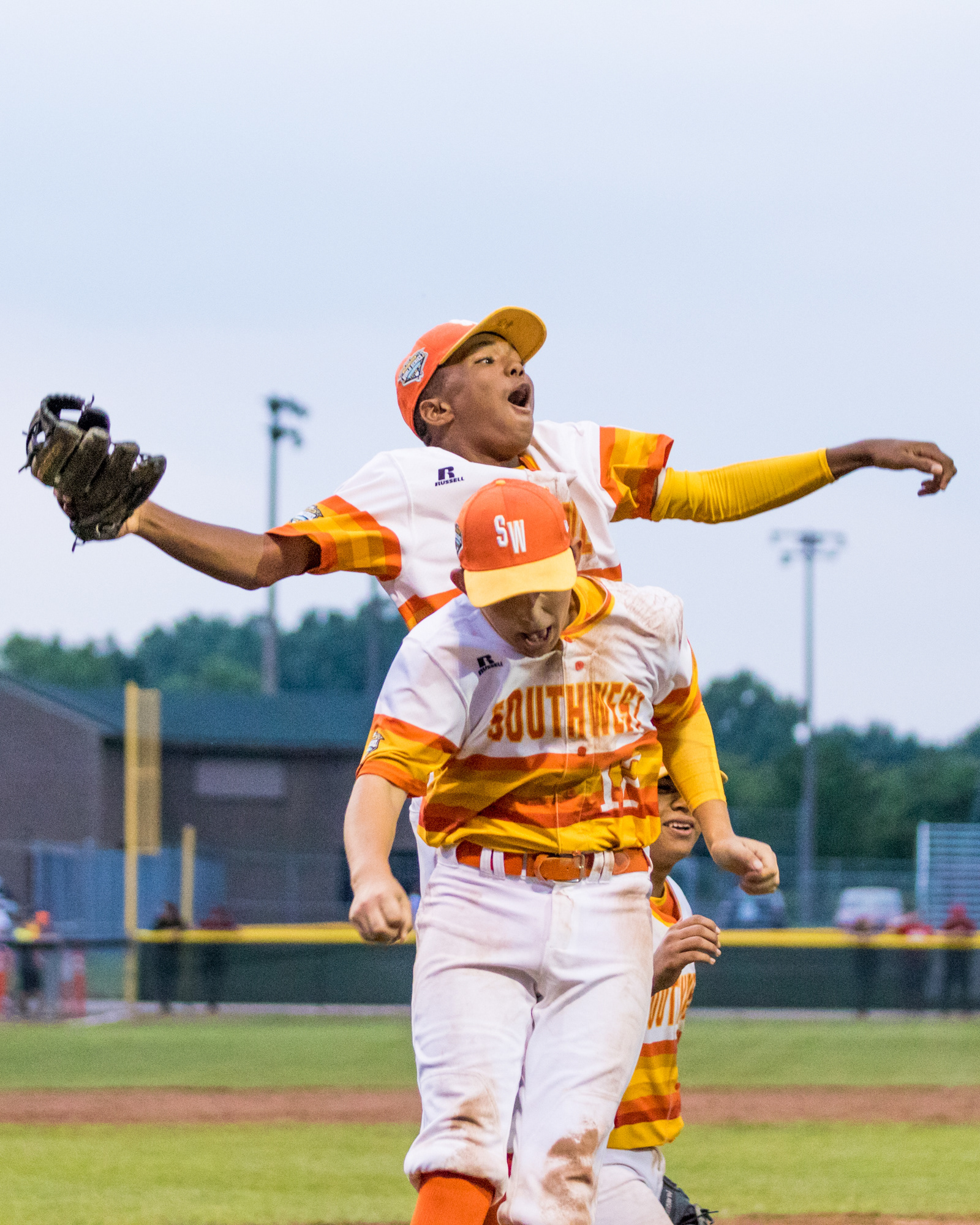 The Lufkin Junior League All-Stars are the best in the US following their victory over California in the Junior League World Series US Championship game Saturday night, August 18, 2018, at Heritage Park in Taylor, Michigan. 