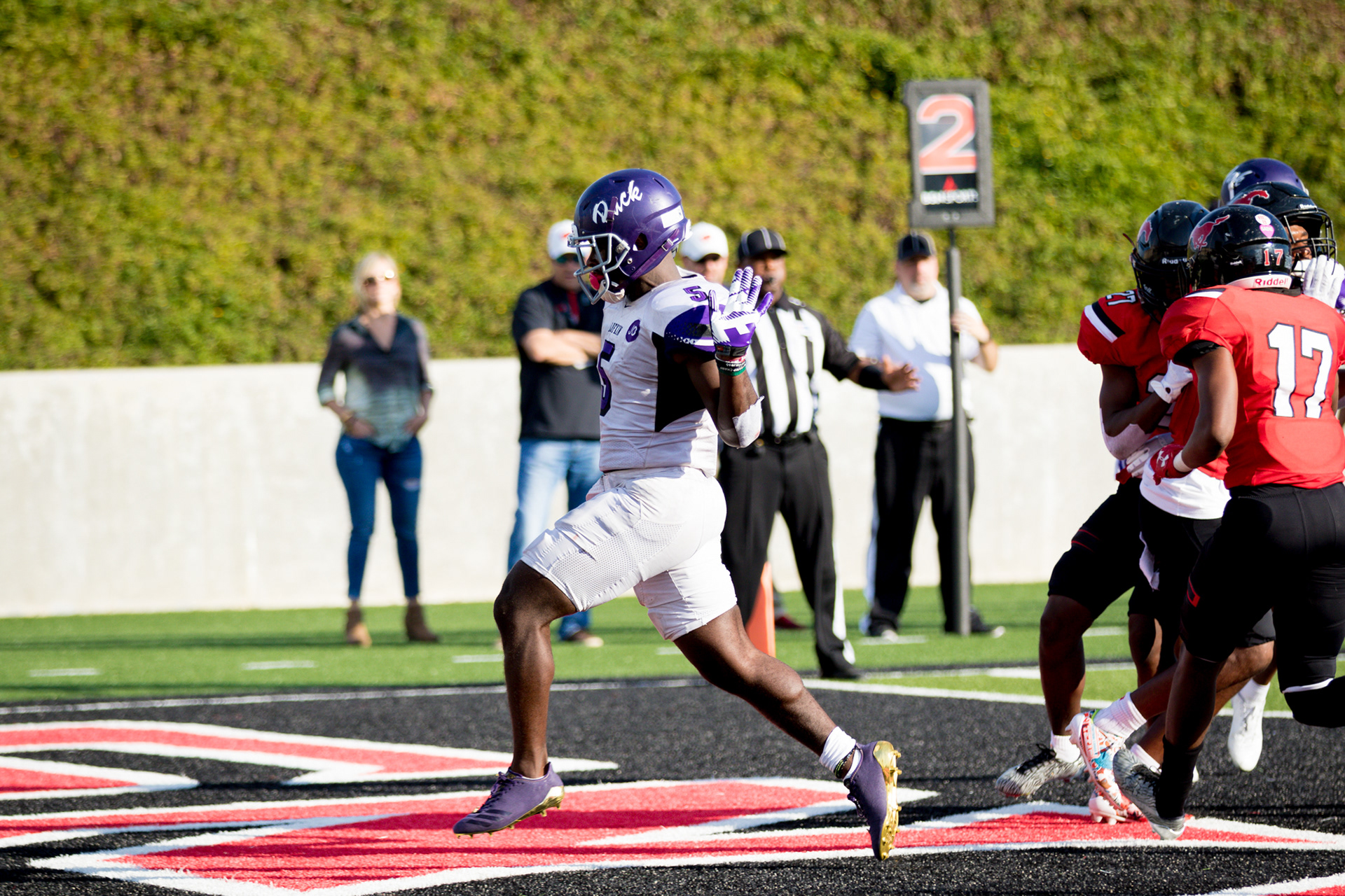The Lufkin Panthers advance to the fourth round of the playoffs after their 14-11 win over Spring Westfield in the regional round of the Class 6A, Division II playoffs Saturday afternoon, December 2, 2017, at Texan Drive Stadium in New Caney.