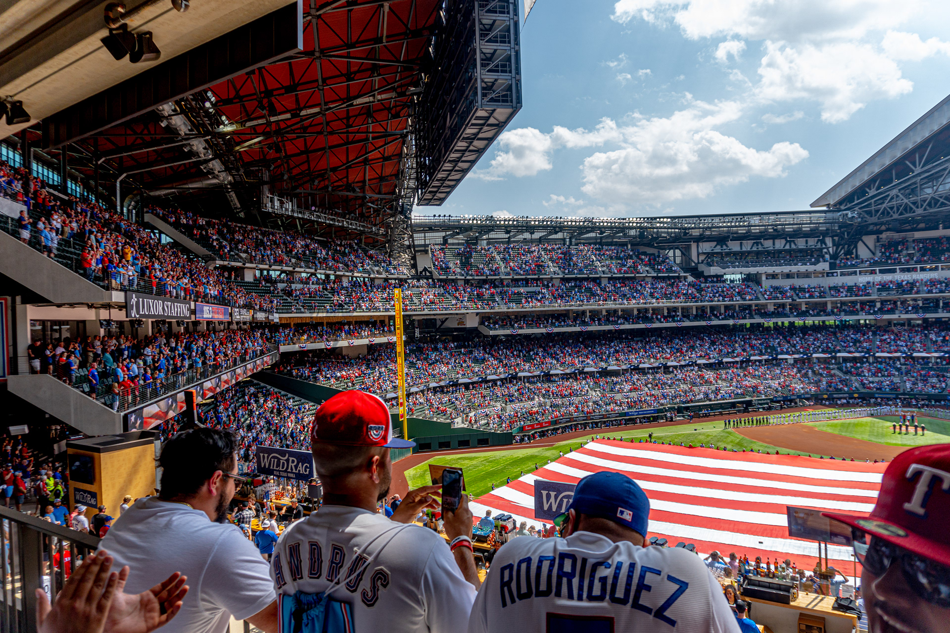 Rangers Opening Day for Visit Arlington