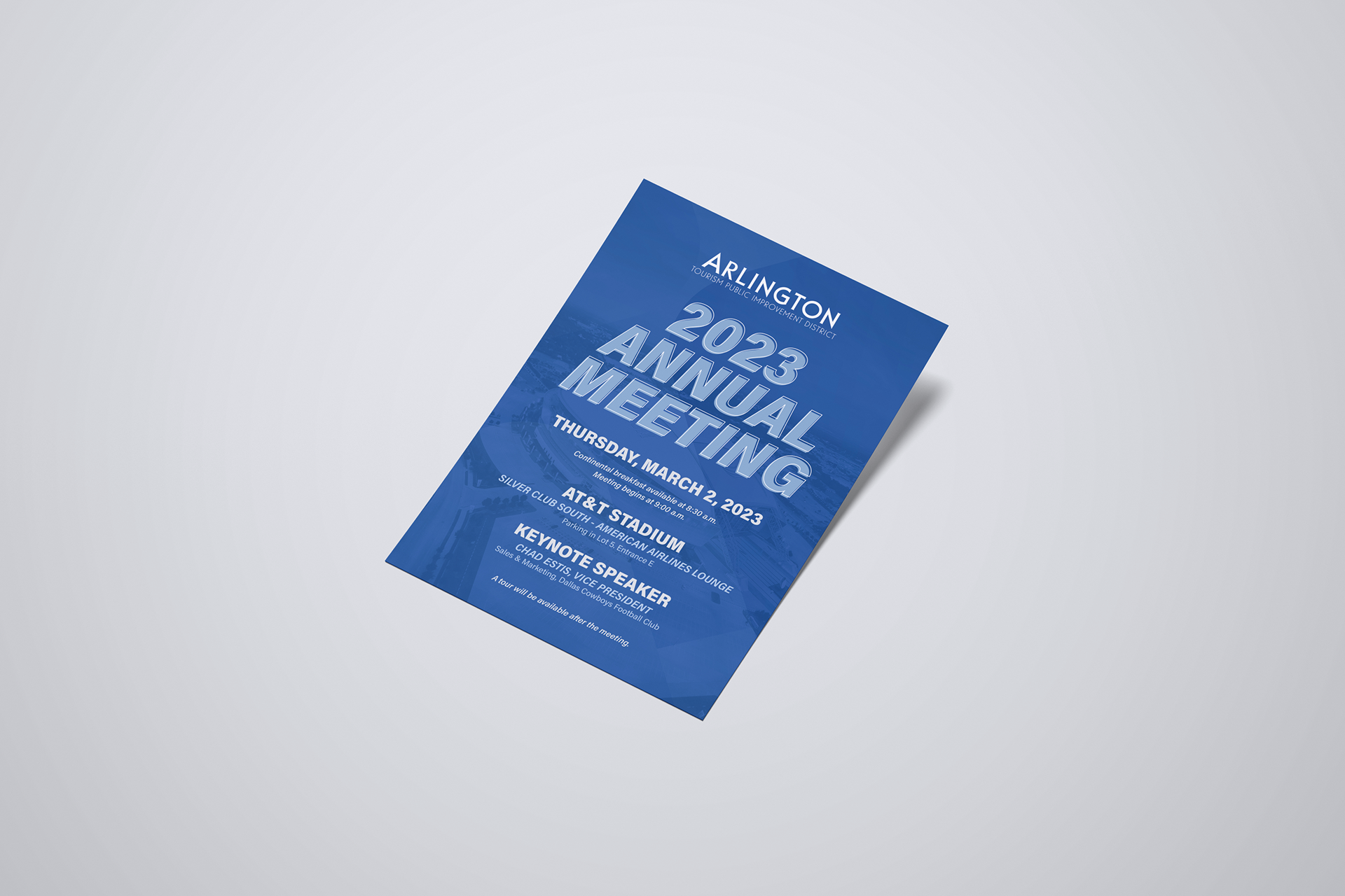 Designed the digital invite for Arlington TPID's 2023 Annual Meeting.