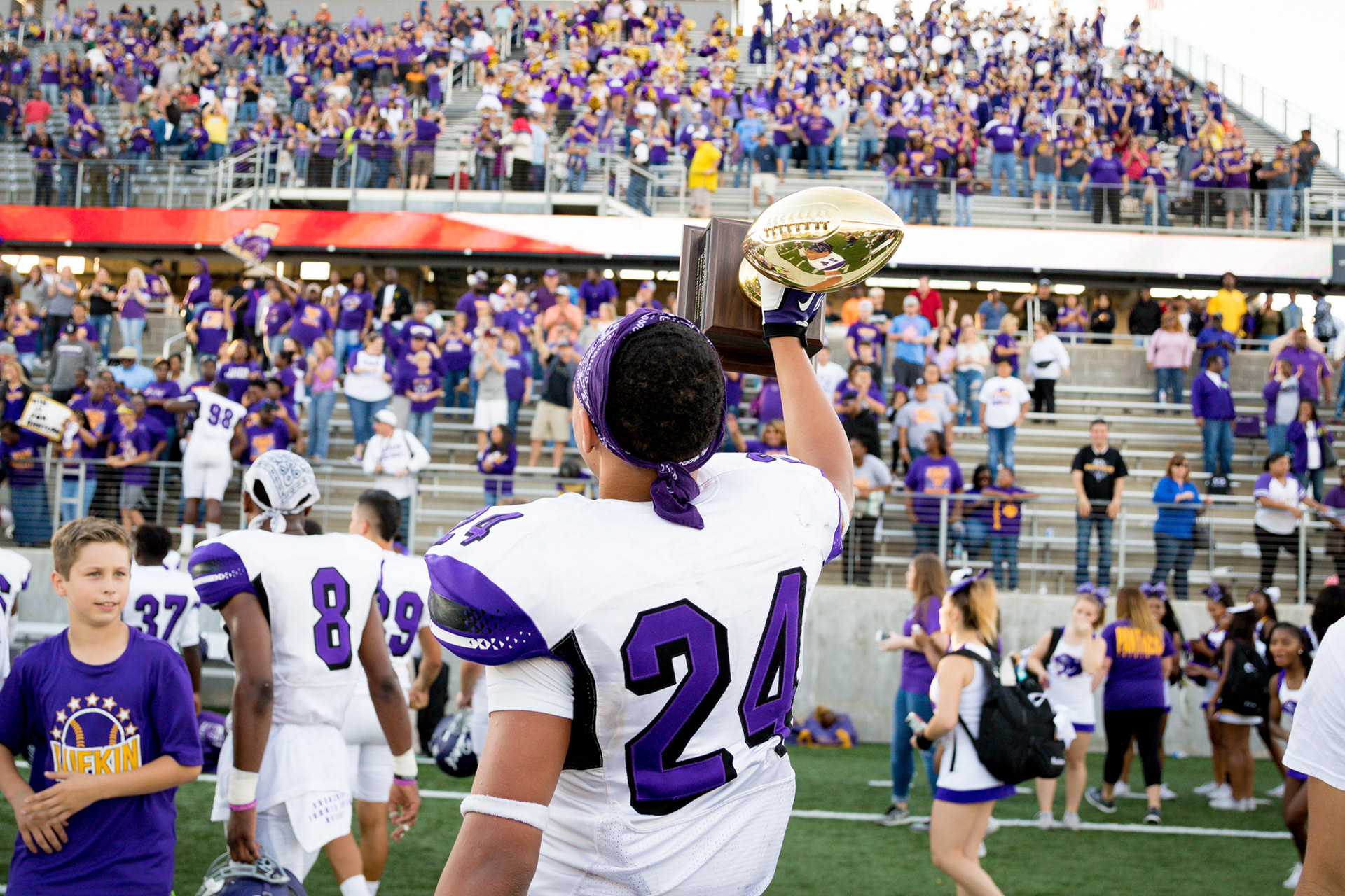 The Lufkin Panthers advance to the fourth round of the playoffs after their 14-11 win over Spring Westfield in the regional round of the Class 6A, Division II playoffs Saturday afternoon, December 2, 2017, at Texan Drive Stadium in New Caney.