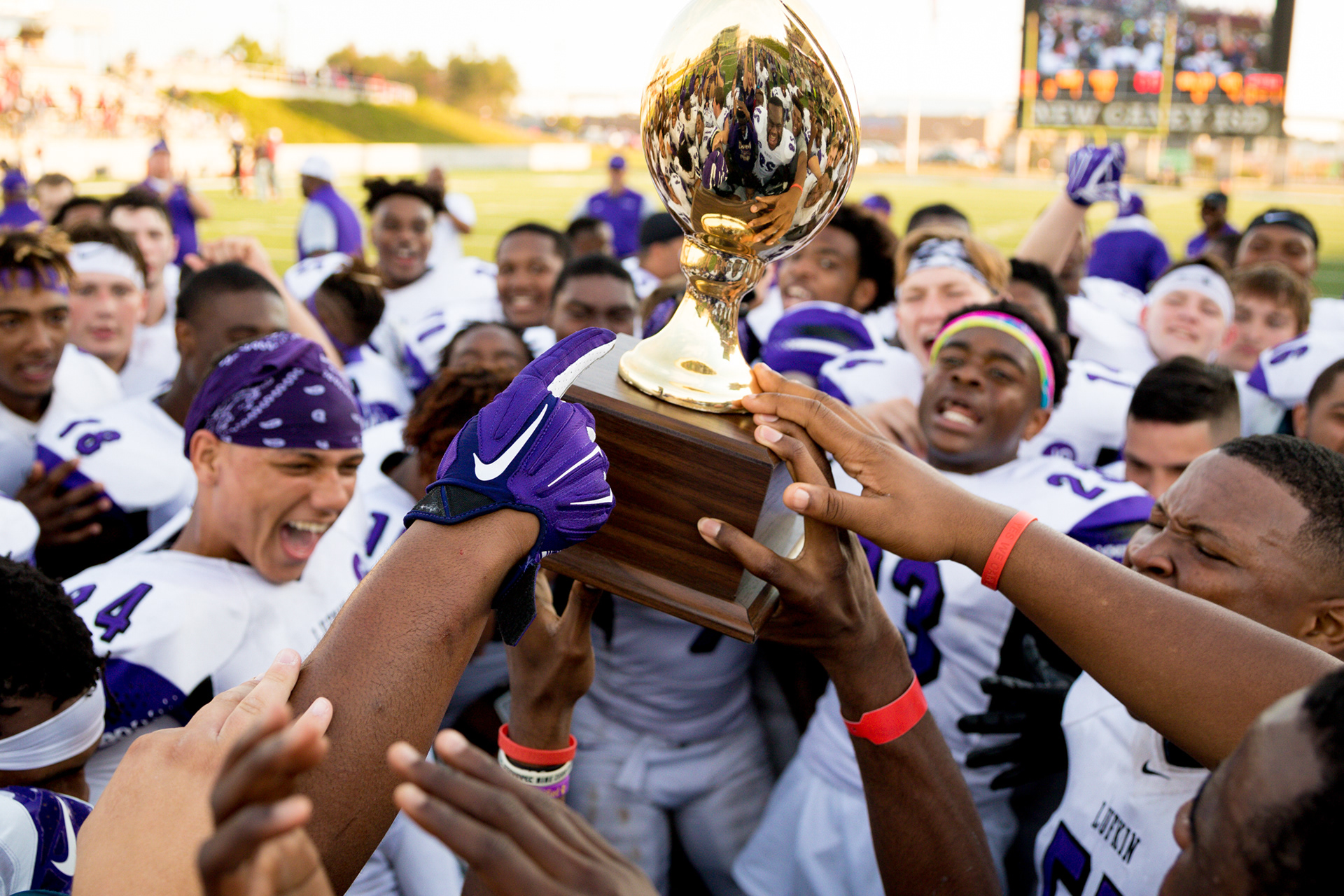 The Lufkin Panthers advance to the fourth round of the playoffs after their 14-11 win over Spring Westfield in the regional round of the Class 6A, Division II playoffs Saturday afternoon, December 2, 2017, at Texan Drive Stadium in New Caney.