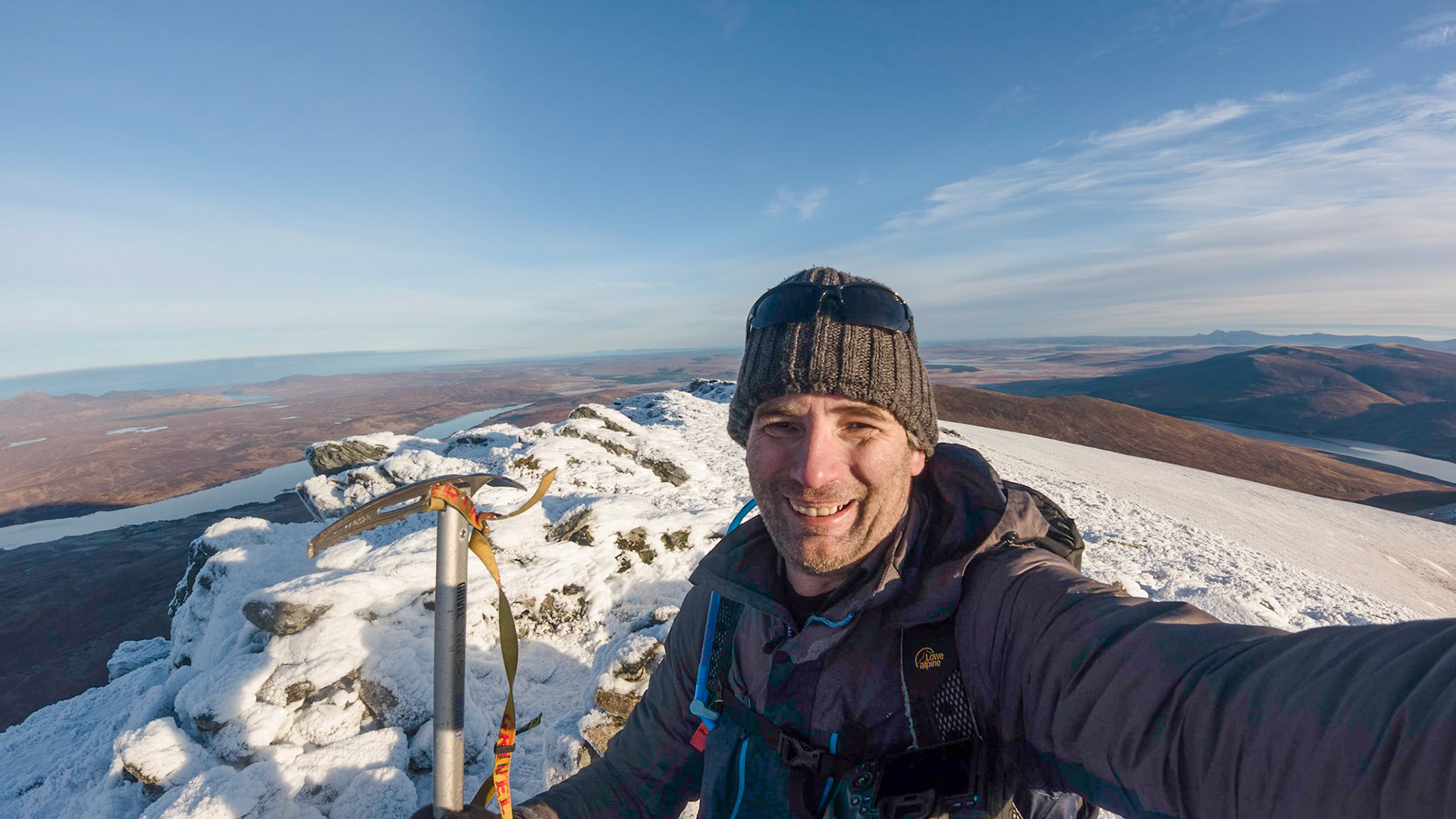 Snowy Ben Klibreck summit on a beautiful day ;-)