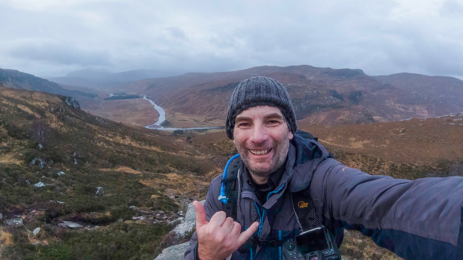 On the way to Ben Hope summit ;-)