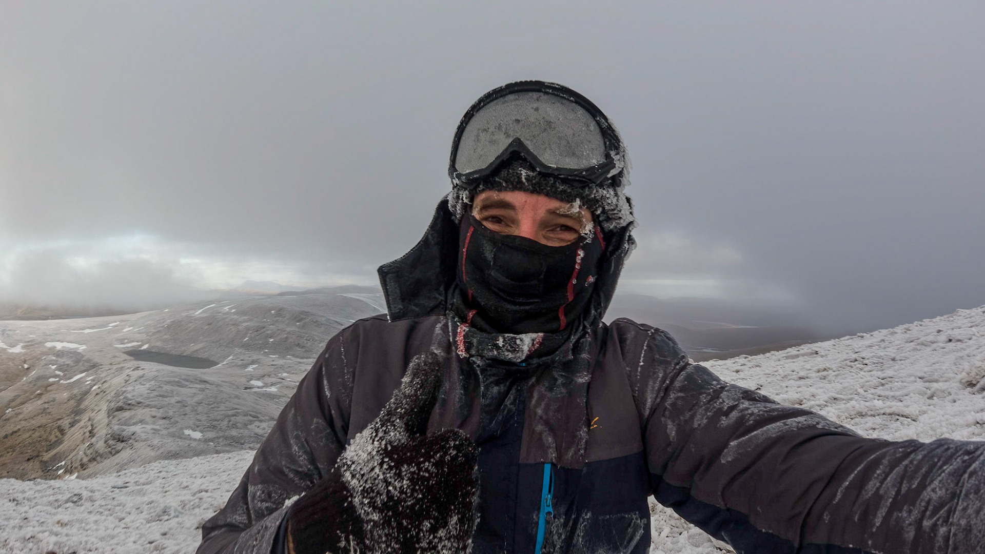 Conival, unfreezing on the way down from the summit ;-)