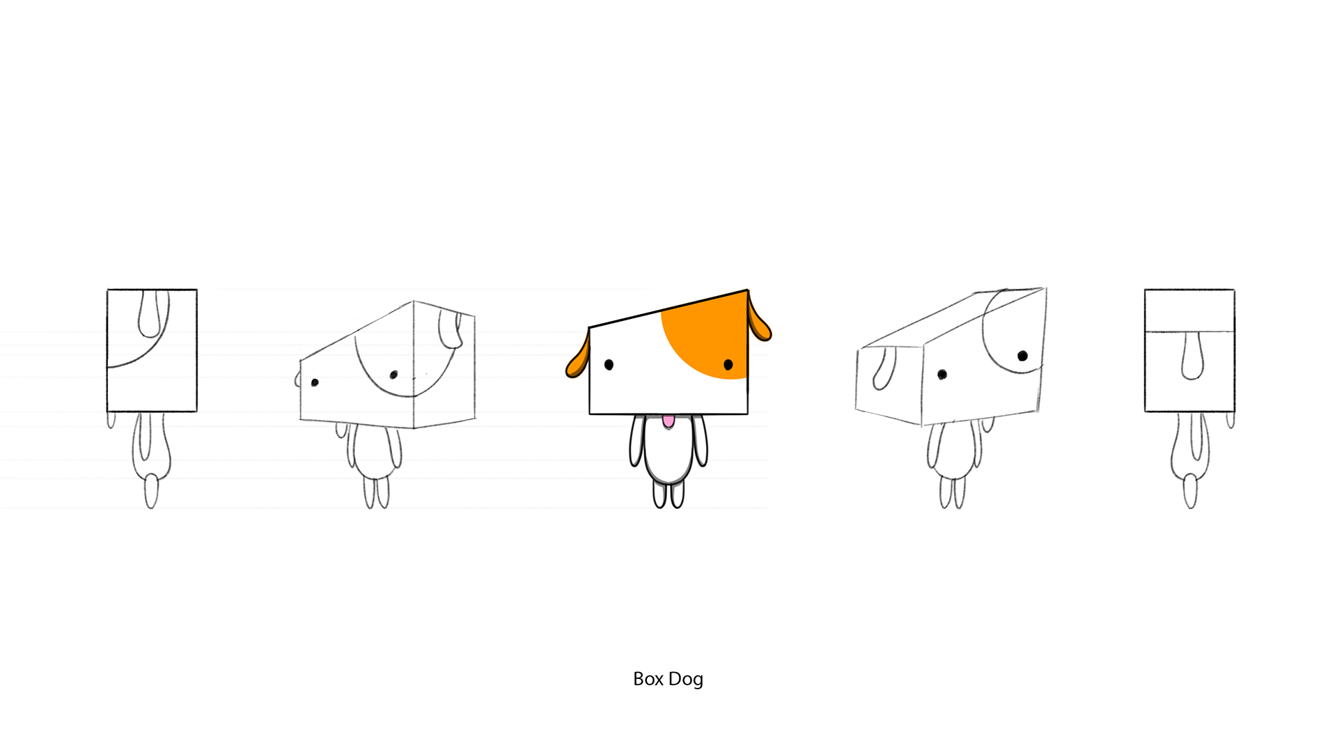 'Box Dog' Character Design