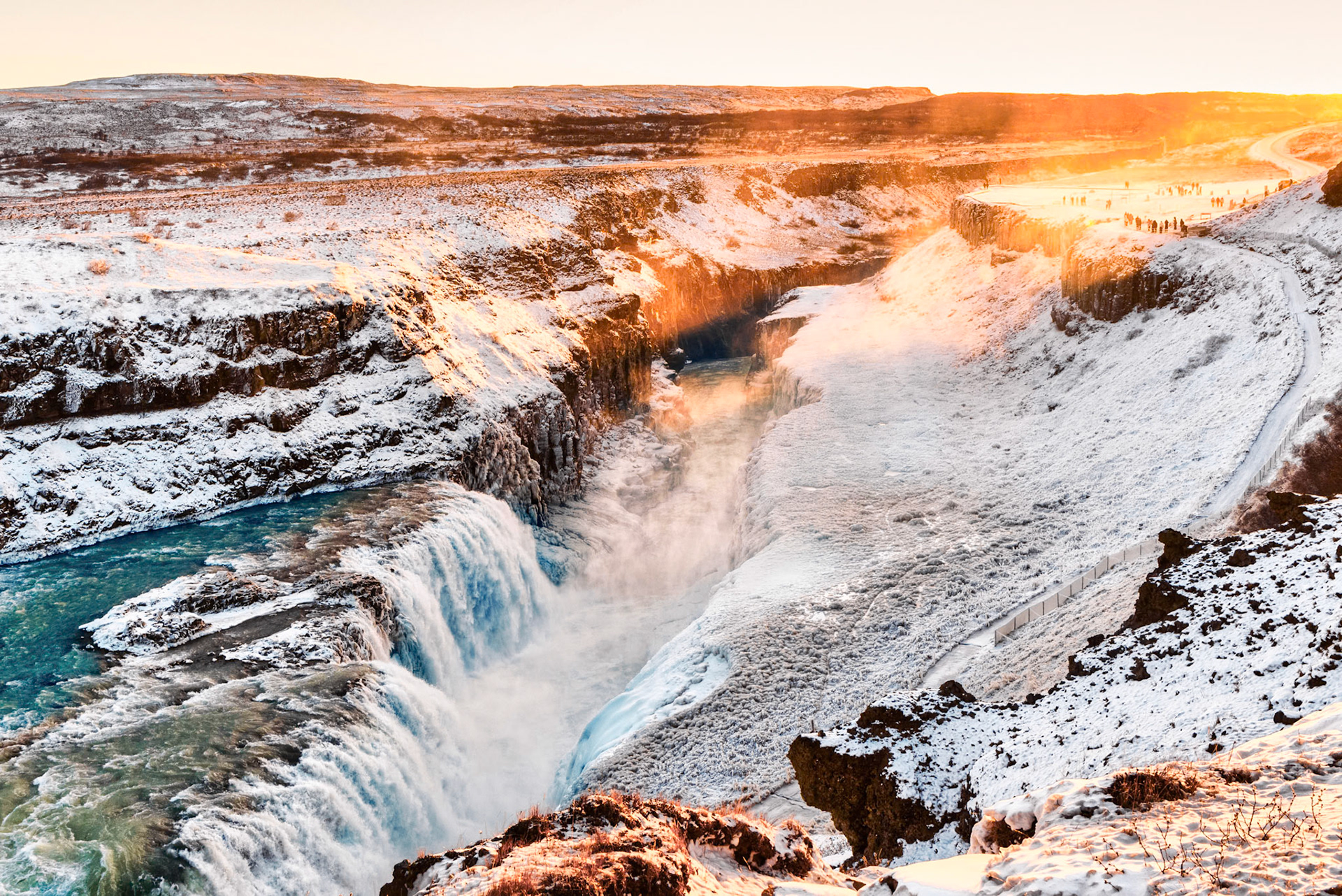 Cascade de Gullfoss, Islande
