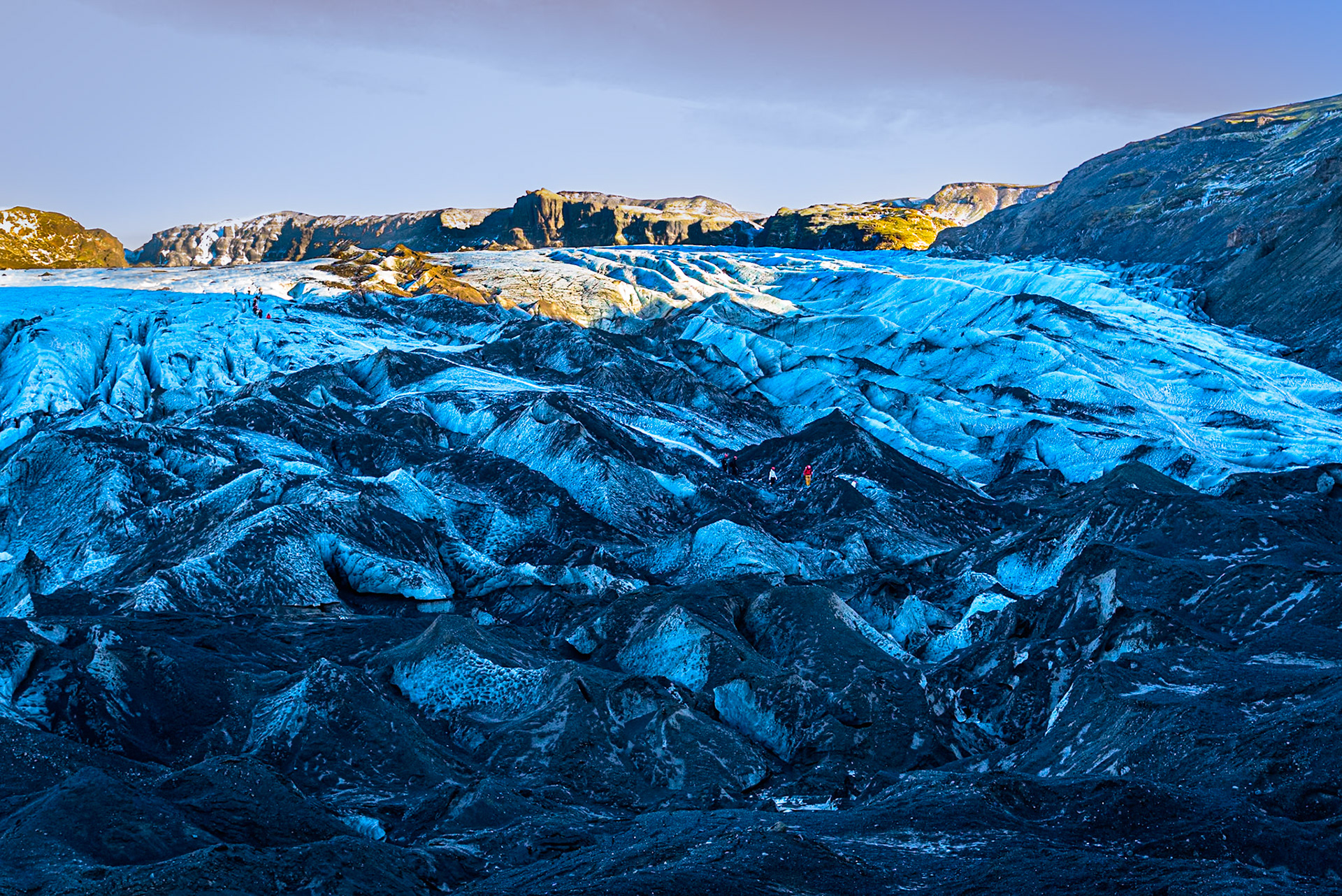 Sólheimajökull, Glacier en Islande