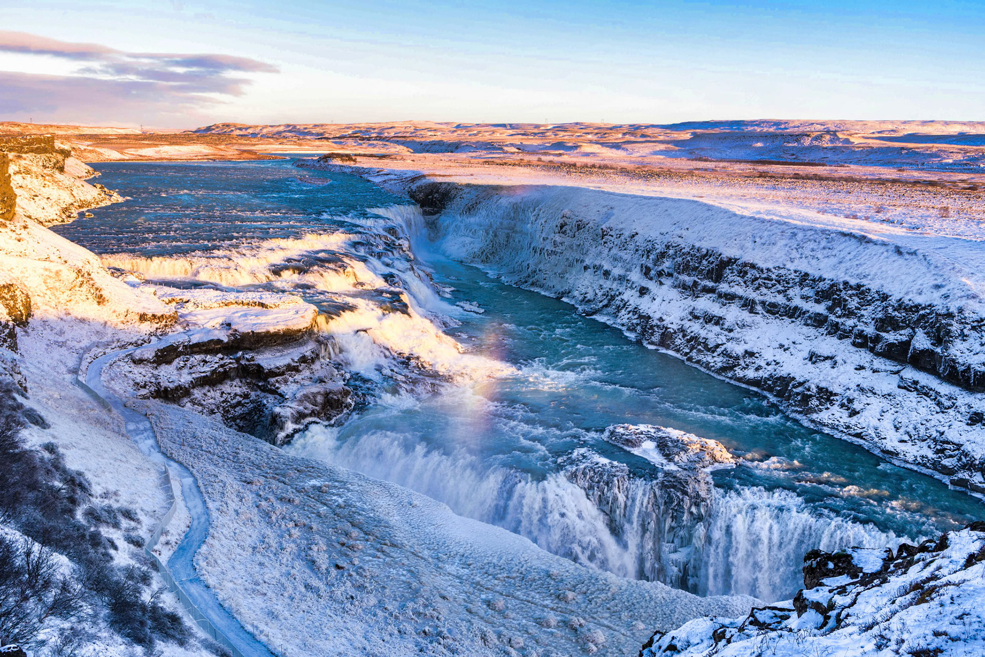 Cascade de Gullfoss, Islande