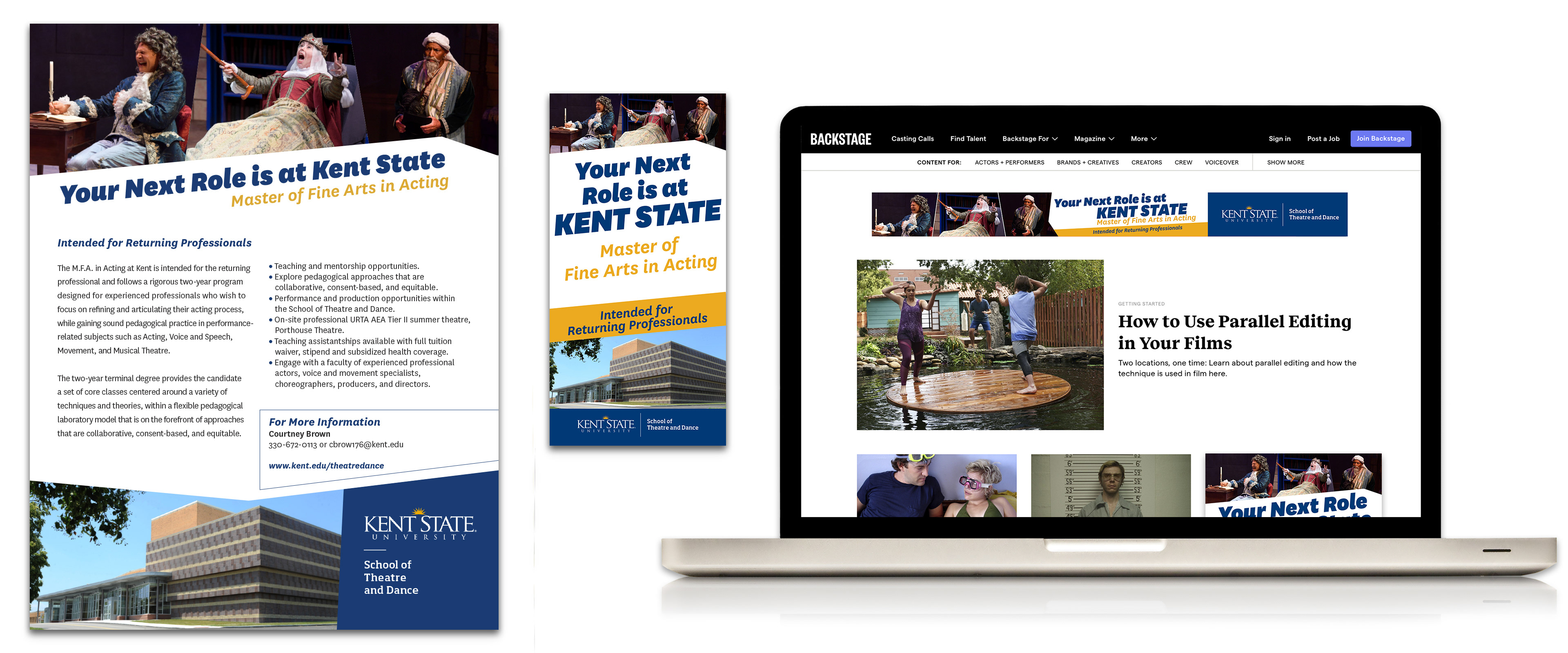 Program Promotion: Dual Print and Digital Collateral, Digital Banner Ad Campaign