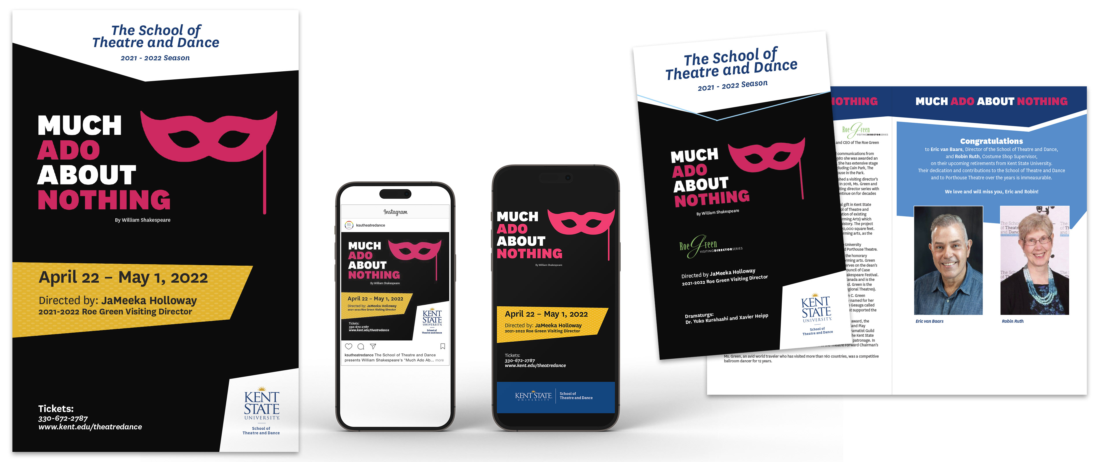 Promotion Material for Theatre Production: Poster, Social Media, Playbill