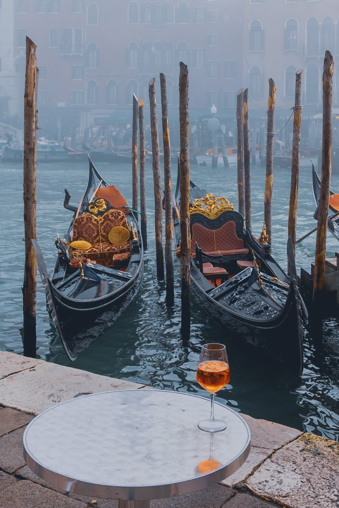 Gondola and Wine
