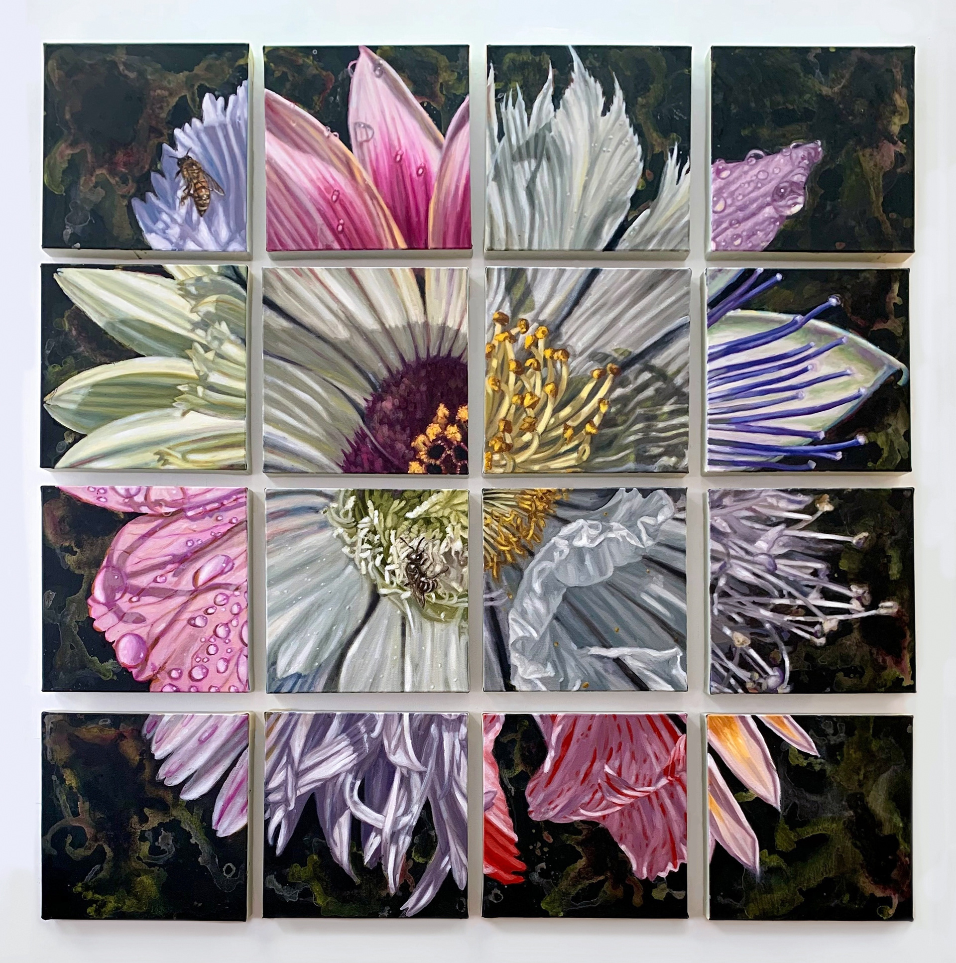 Sandglass, 51 x 51 in, 2023