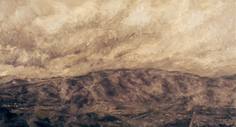 March 2002, oil on canvas, 18in x 33in