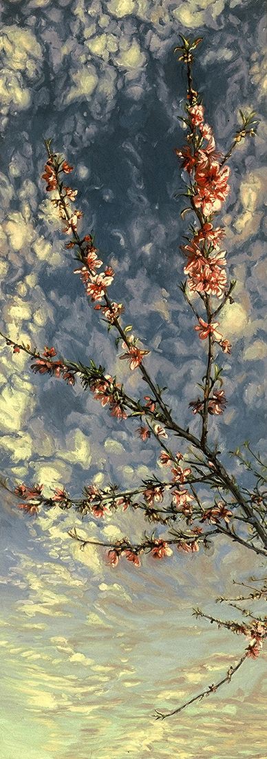 Spread, oil on canvas, 25in x 70in, 2002