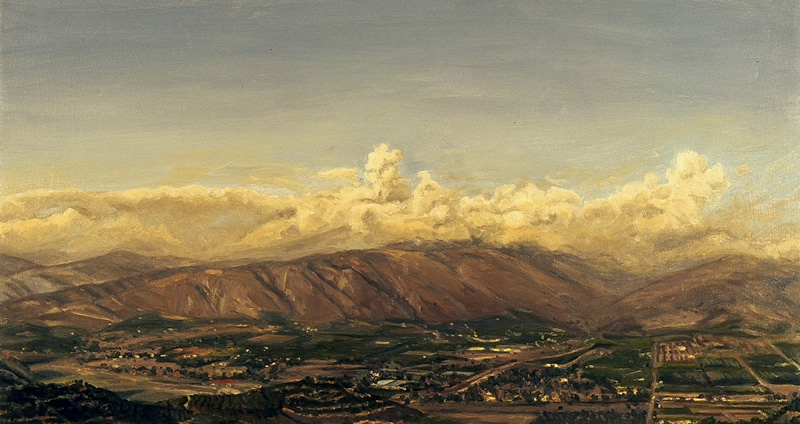 February 2003, oil on canvas, 18in x 33in