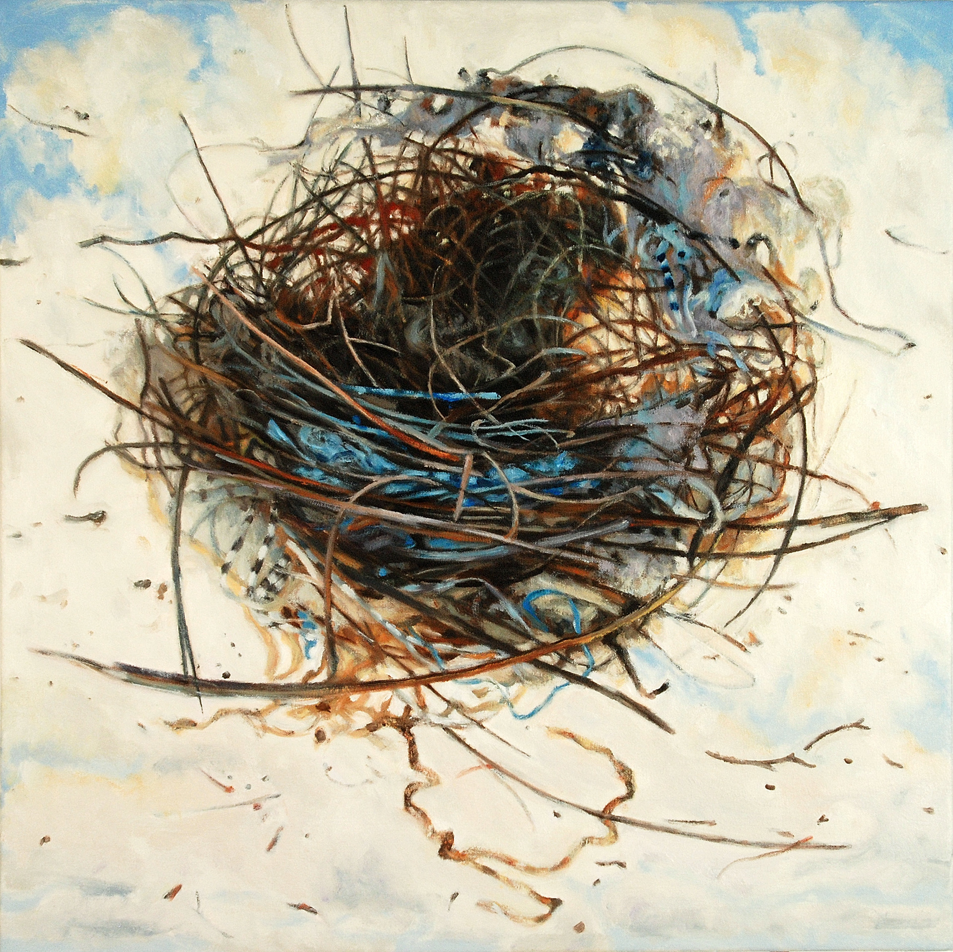 Litter, oil on canvas, 24in x 24in, 2013