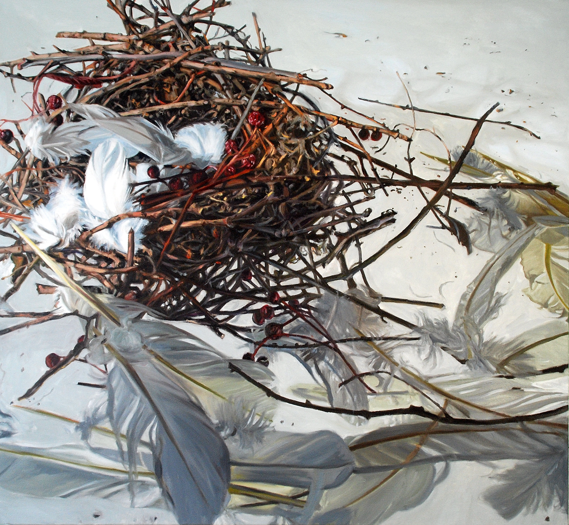 Submerge, oil on canvas, 48in x 52in, 2013