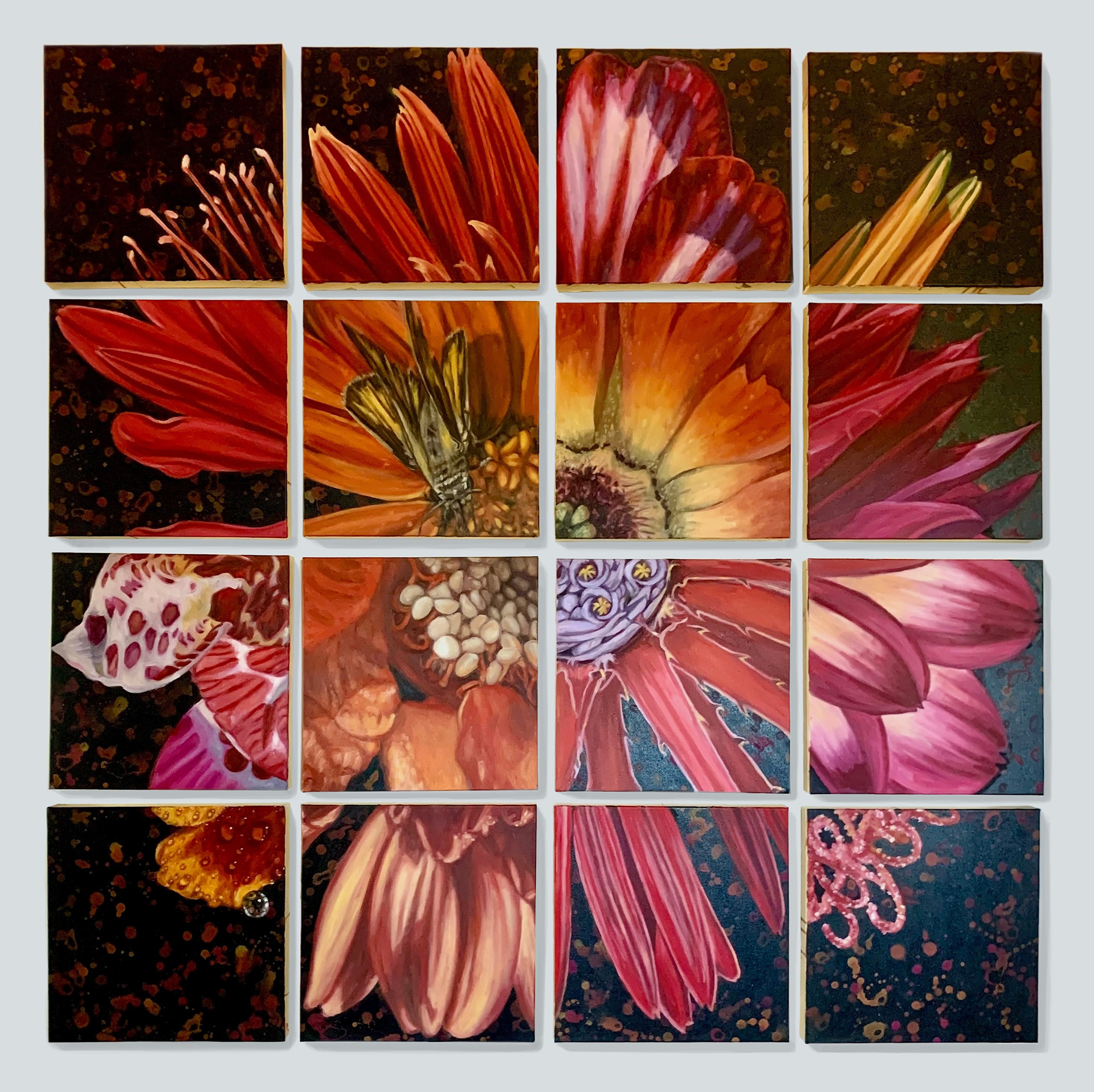 Wing It, 56 x 56 in, 2024