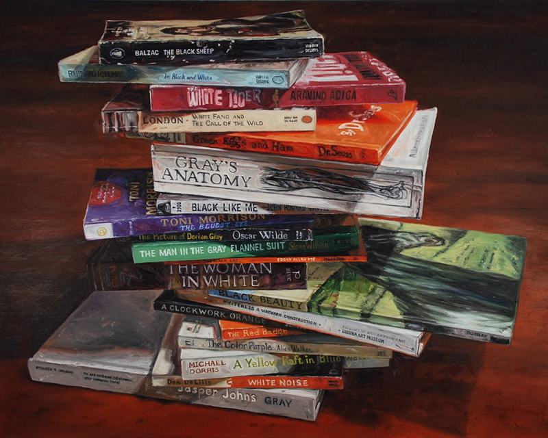 Spectrum, oil on canvas, 38in x 48in, 2008