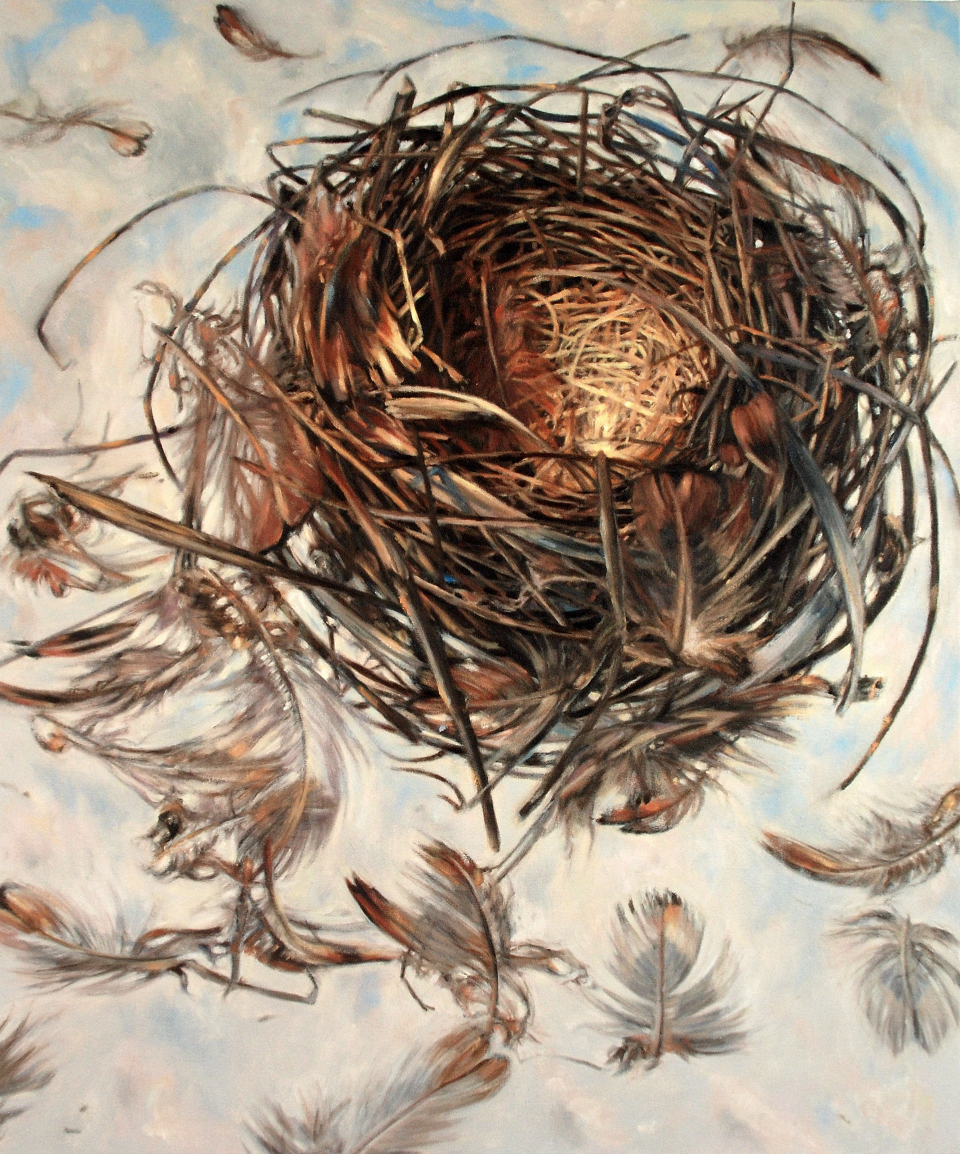 Heat, oil on canvas, 36in x 30in, 2013