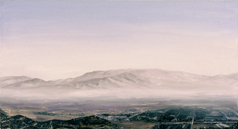 June 2001, oil on canvas, 18in x 33in