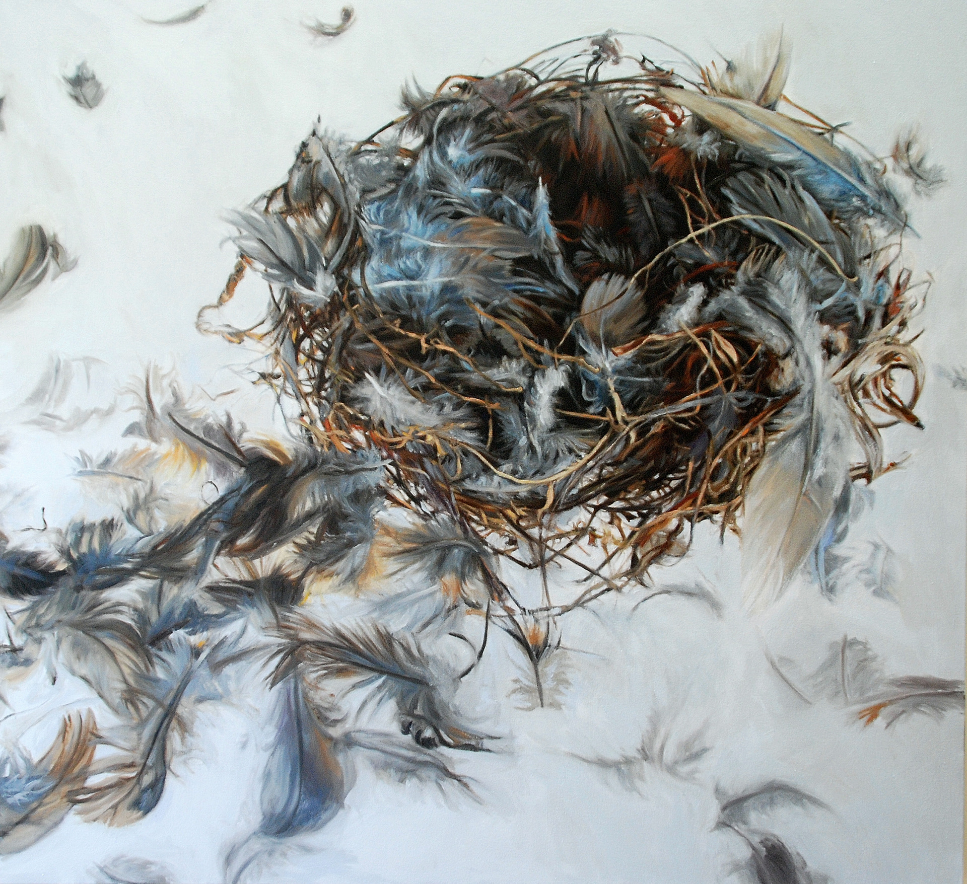 Unburden, oil on canvas, 48in x 52in, 2012