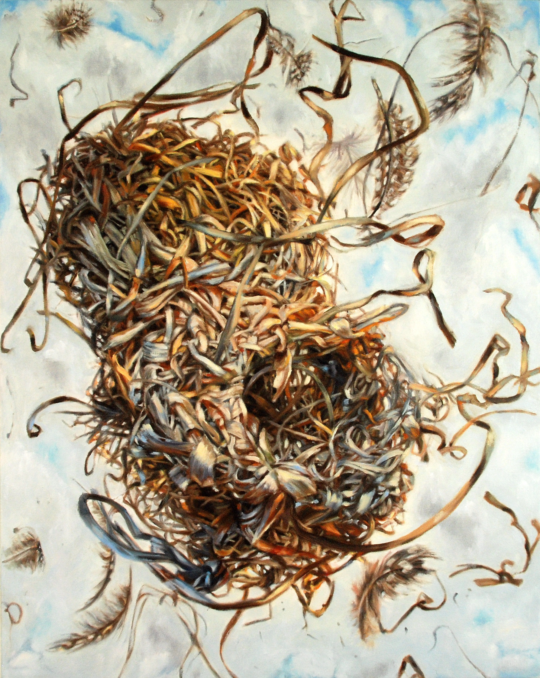Exit, oil on canvas, 35in x 28in, 2013