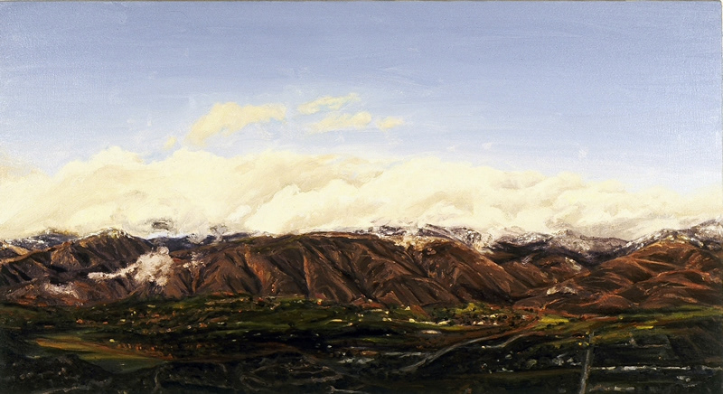 February 2001, oil on canvas, 18in x 33in
