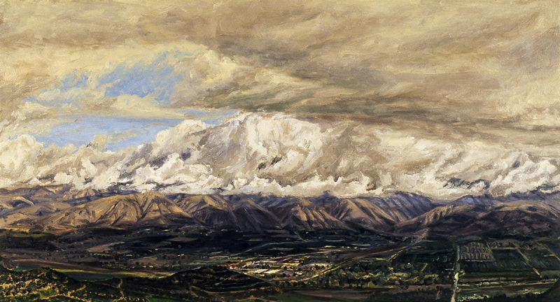 January 2004, oil on canvas, 18in x 33in