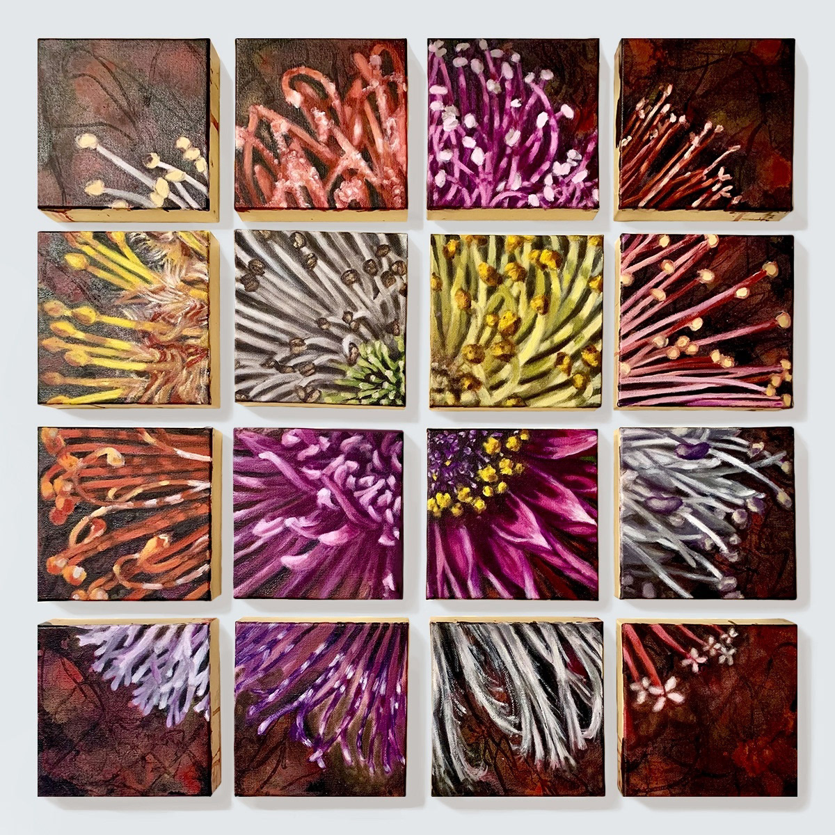 Lash Out, 27 x 27 in, 2024