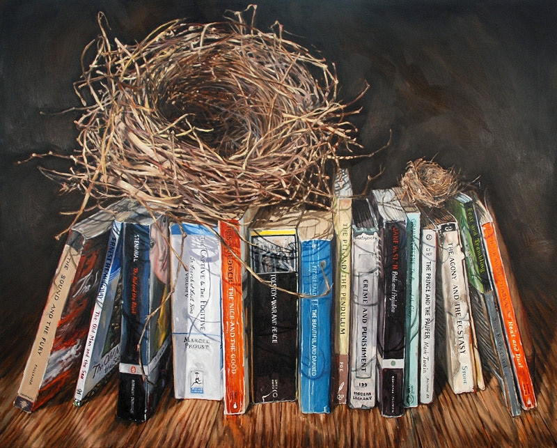War and Peace, 48in x 48in, oil on canvas