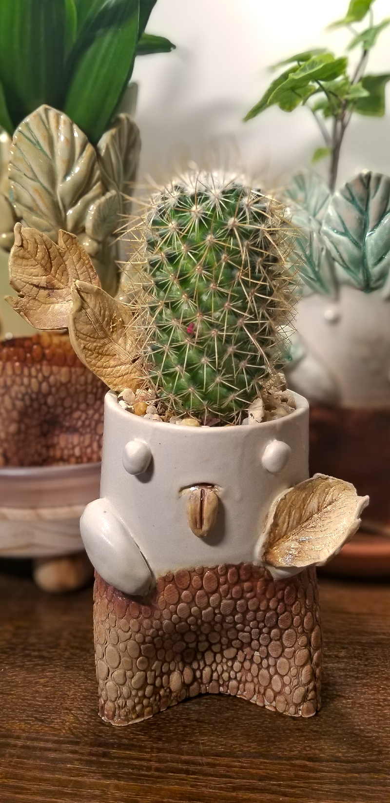 Planter Dude-Leafy Fall