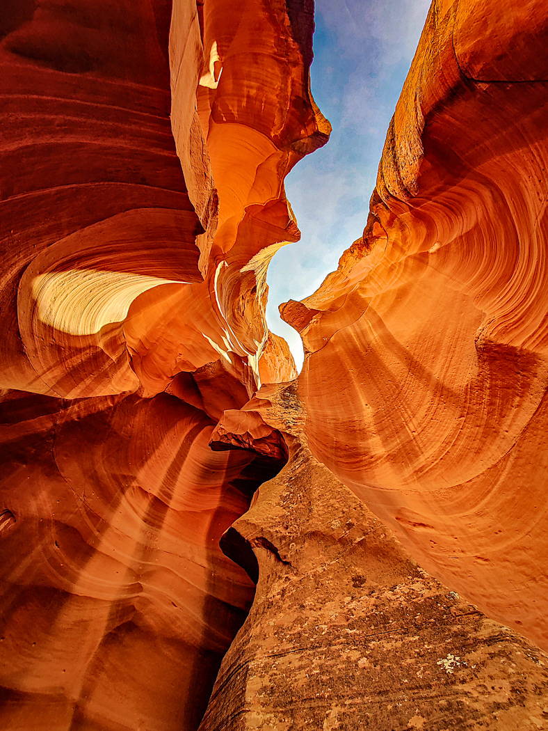 Looking Up Antelope Canyon