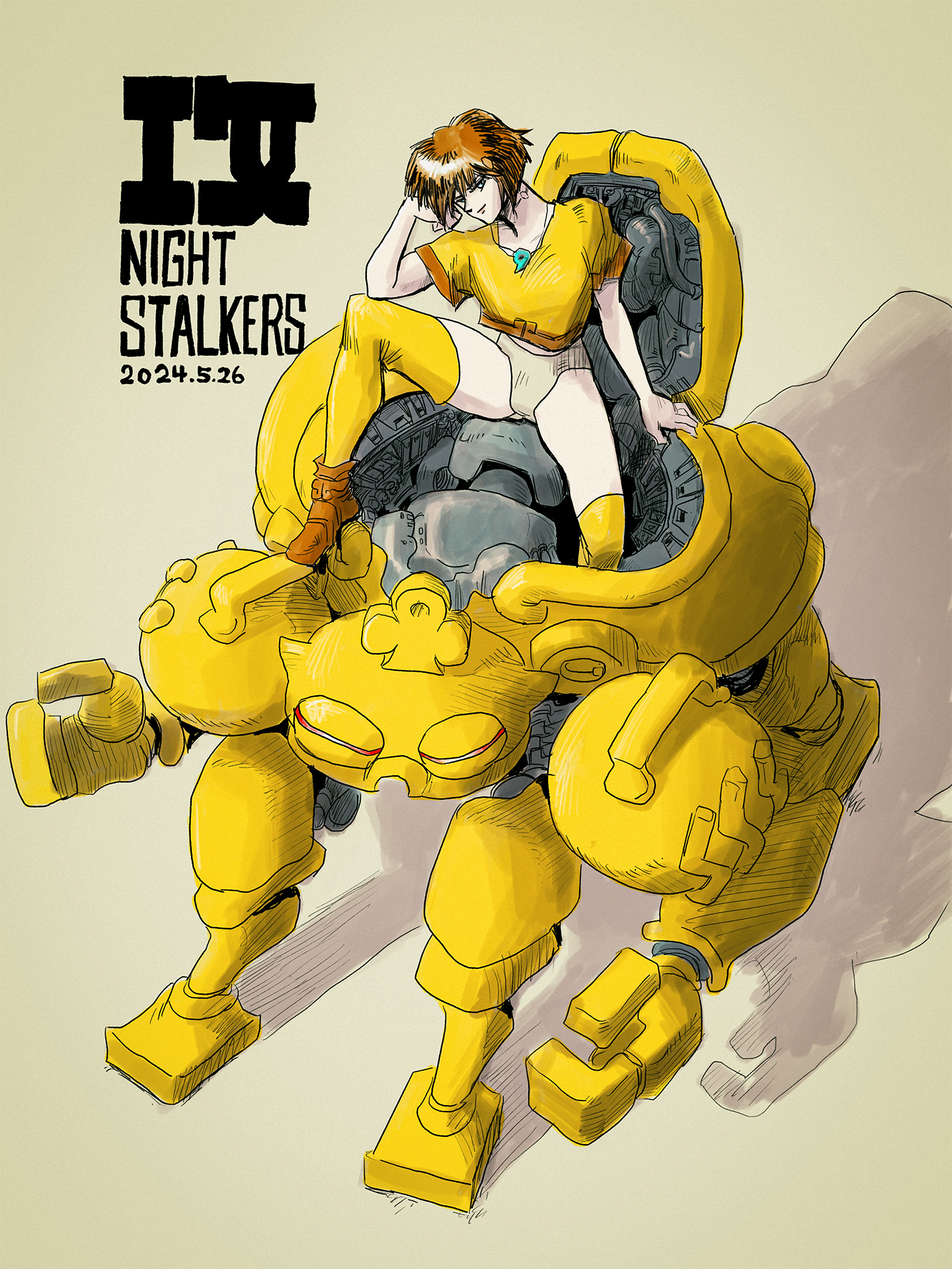 THE GHOST IN THE SHELL x Darkstalkers