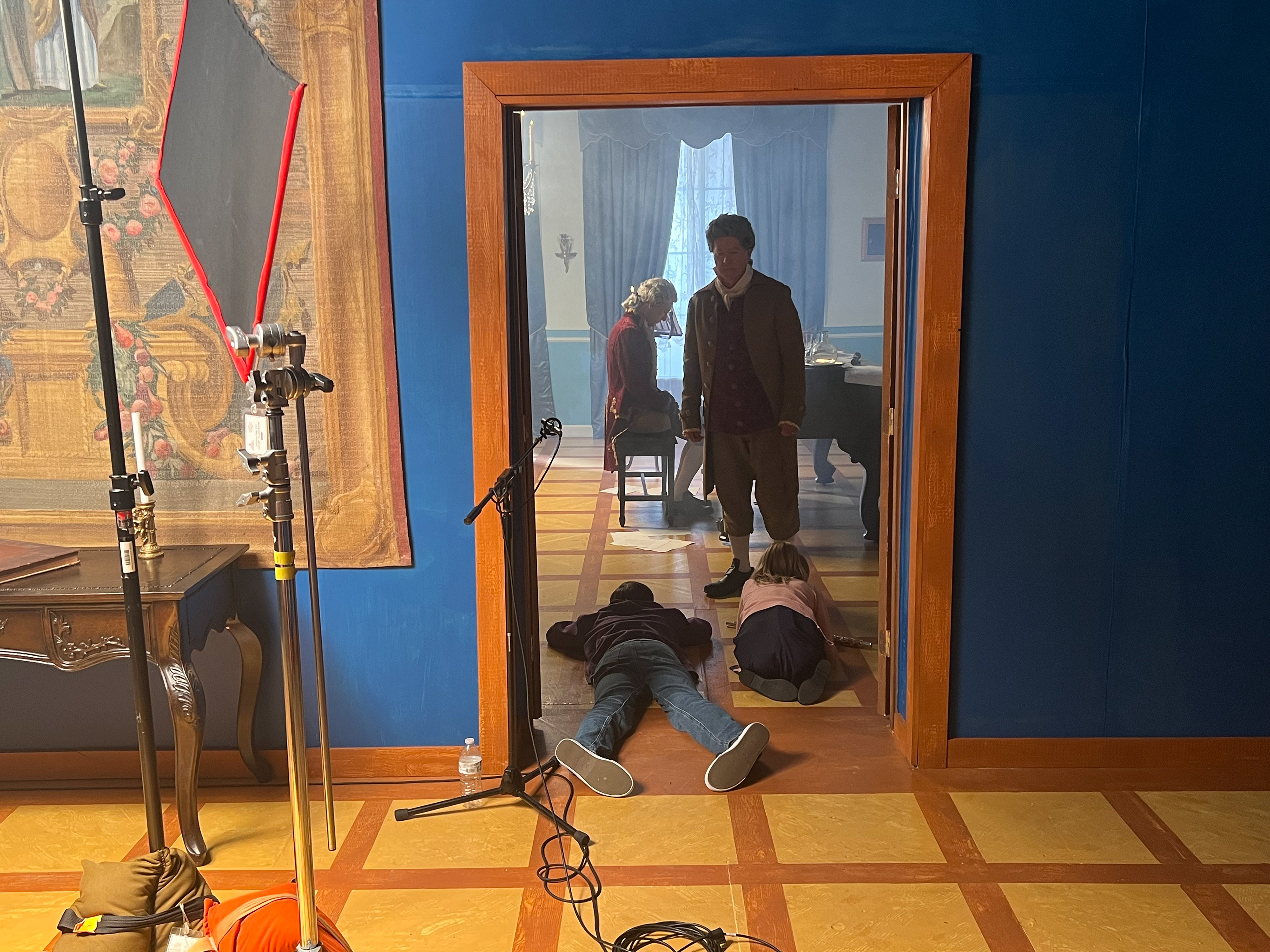 Mid 1700s Austrian apartment set designed for the pilot of The Adventure of Music