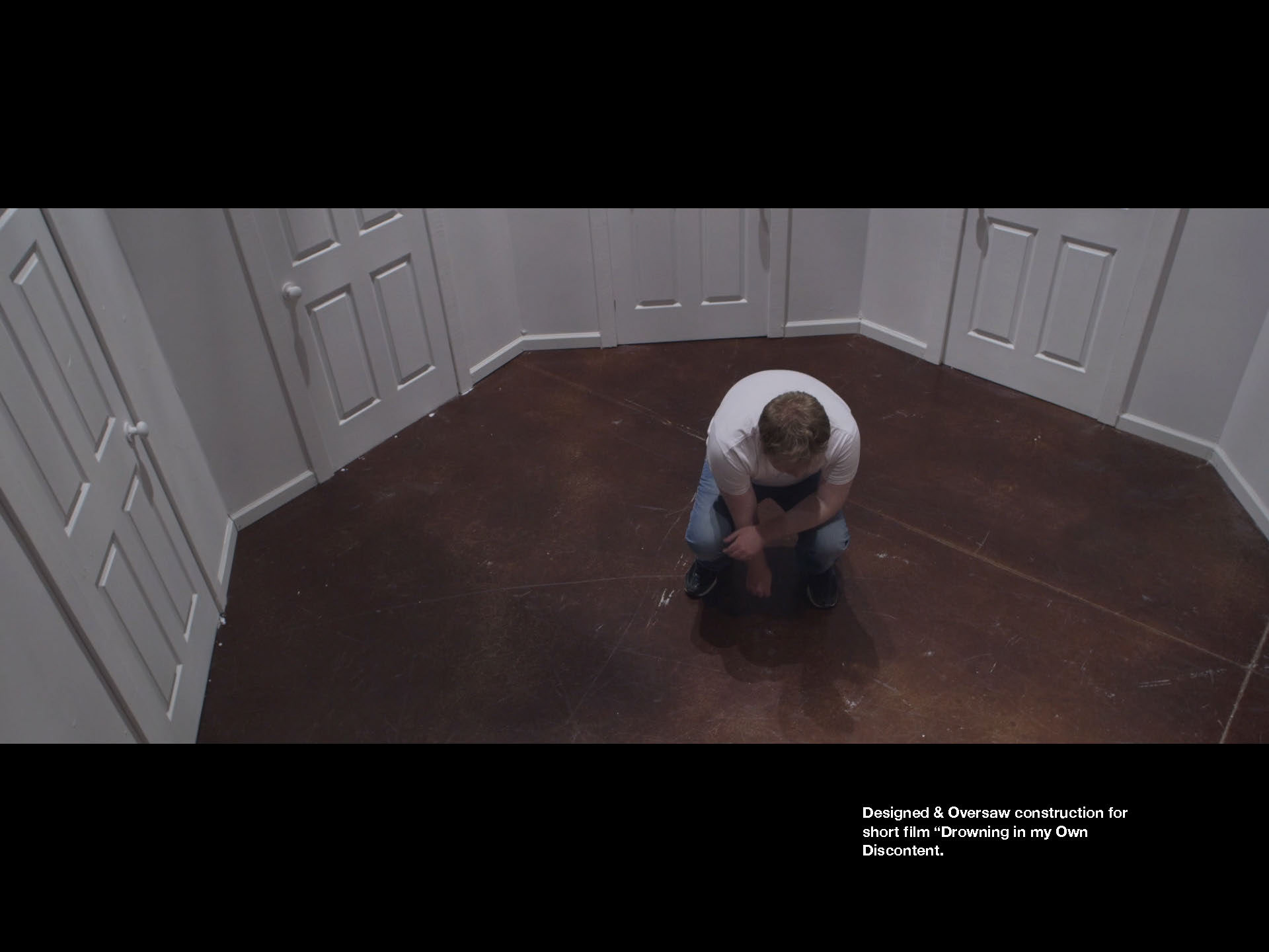 Designed & Oversaw construction for short film "Drowning in my Own Discontent.