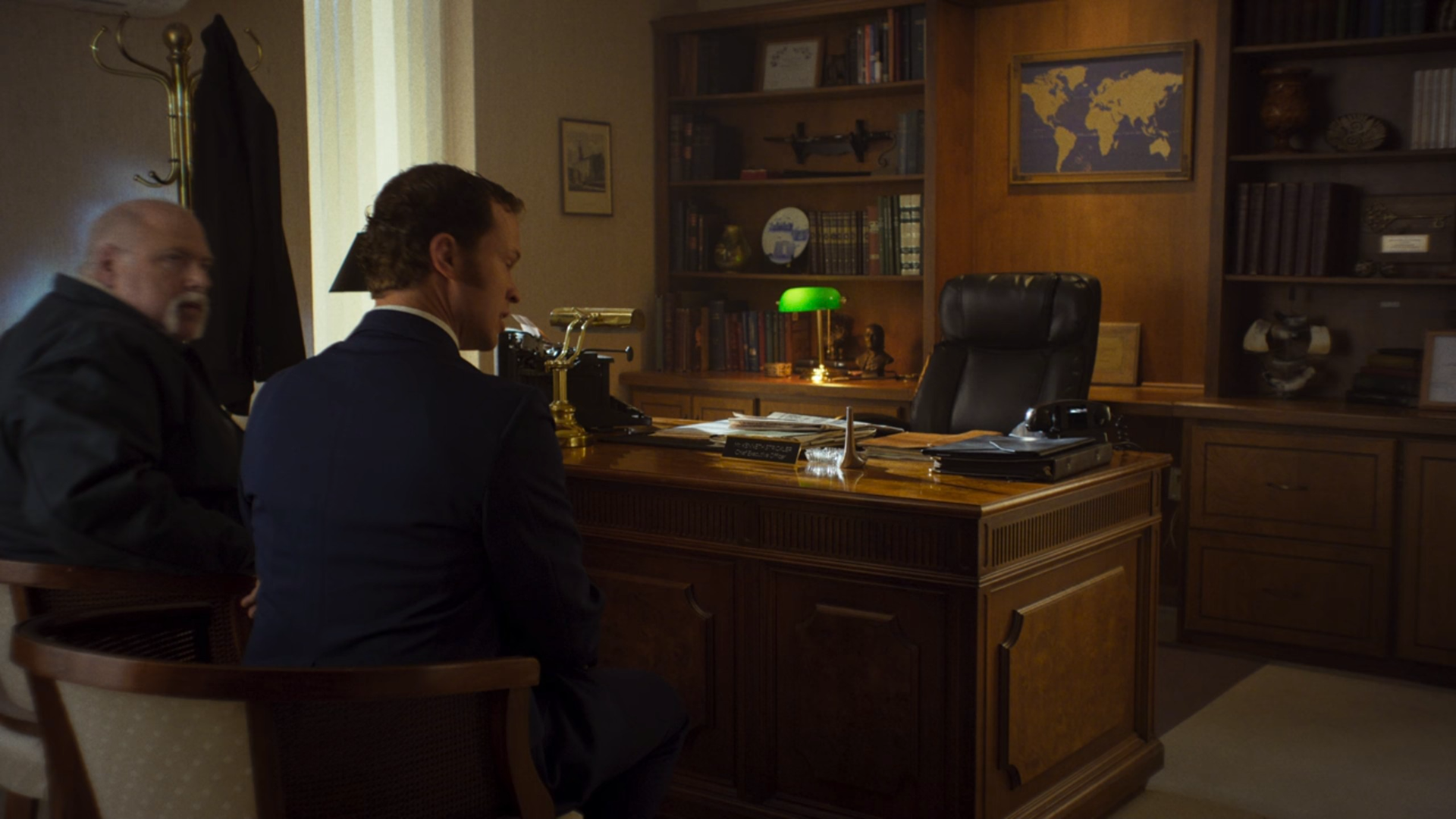 60s Rural American Bigwig's Office for A Carpenter's Prayer