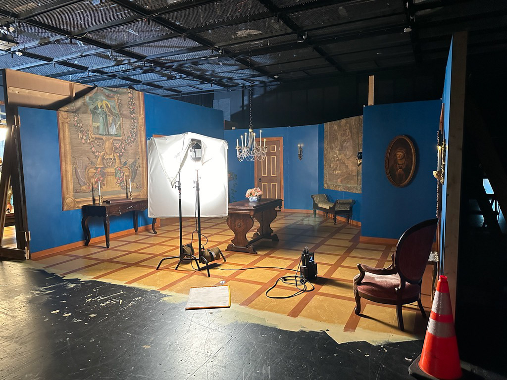 Mid 1700s Austrian apartment set designed for the pilot of The Adventure of Music