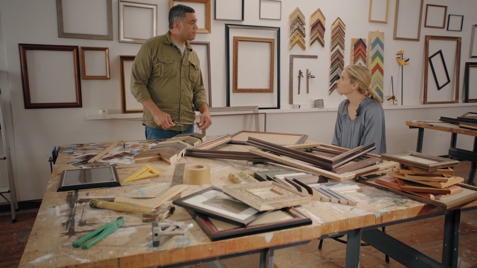 Desgined God's Imaginary Frame Shop for Destination Heaven