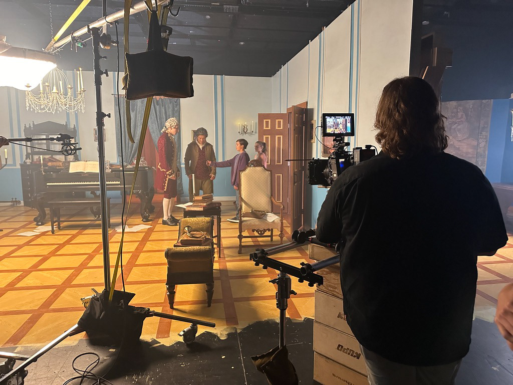 Mid 1700s Austrian apartment set designed for the pilot of The Adventure of Music